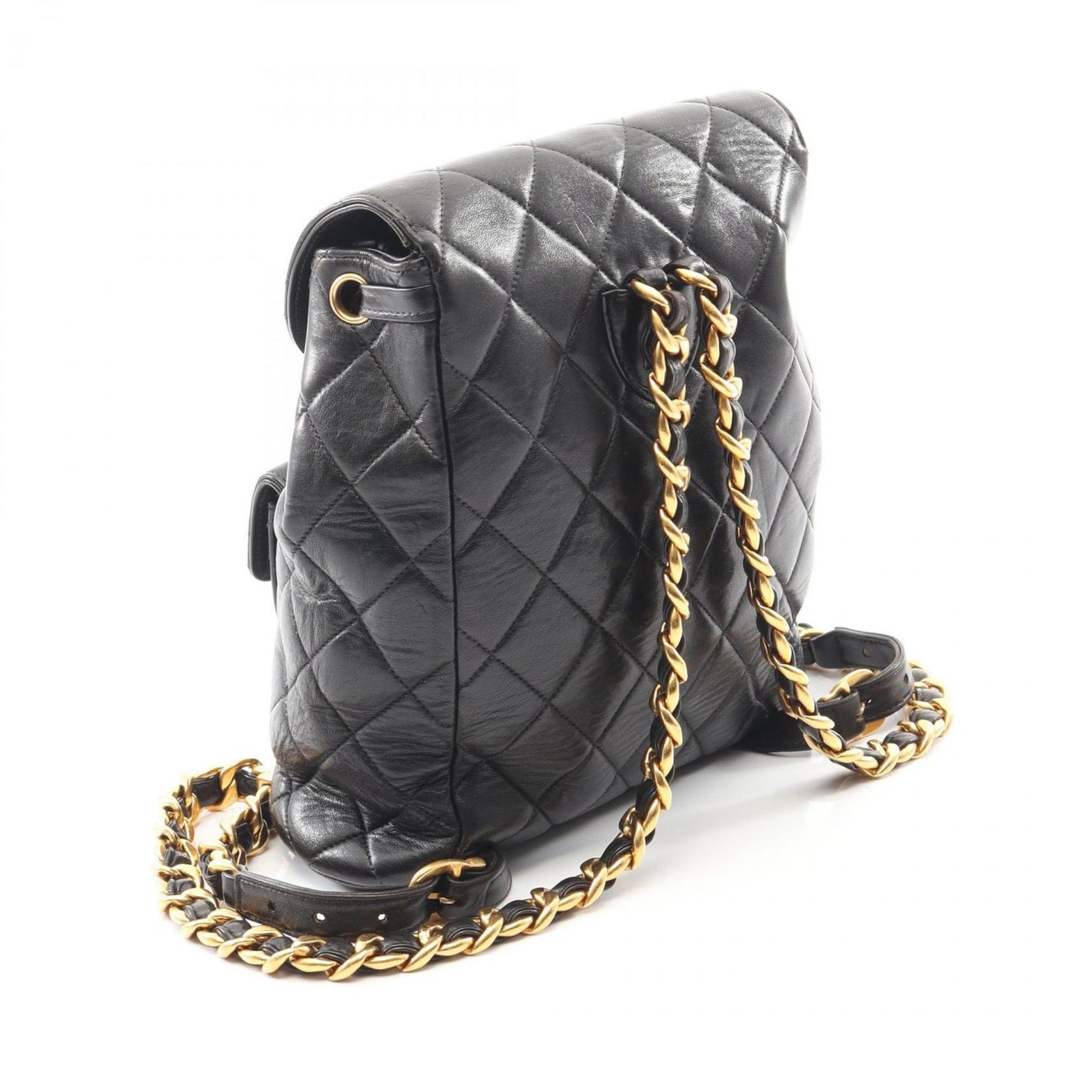 CHANEL Matelasse Backpack Bag in Lambskin Leather