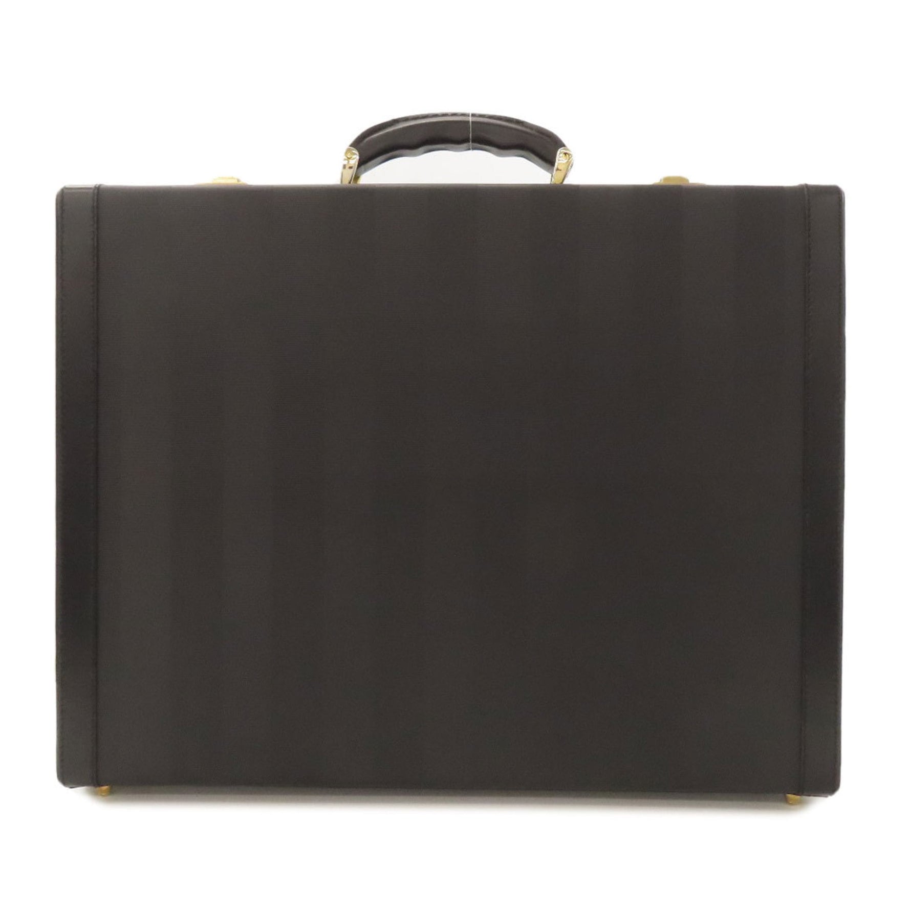 Fendi Trunk Pecan Business Bag PVC/Leather