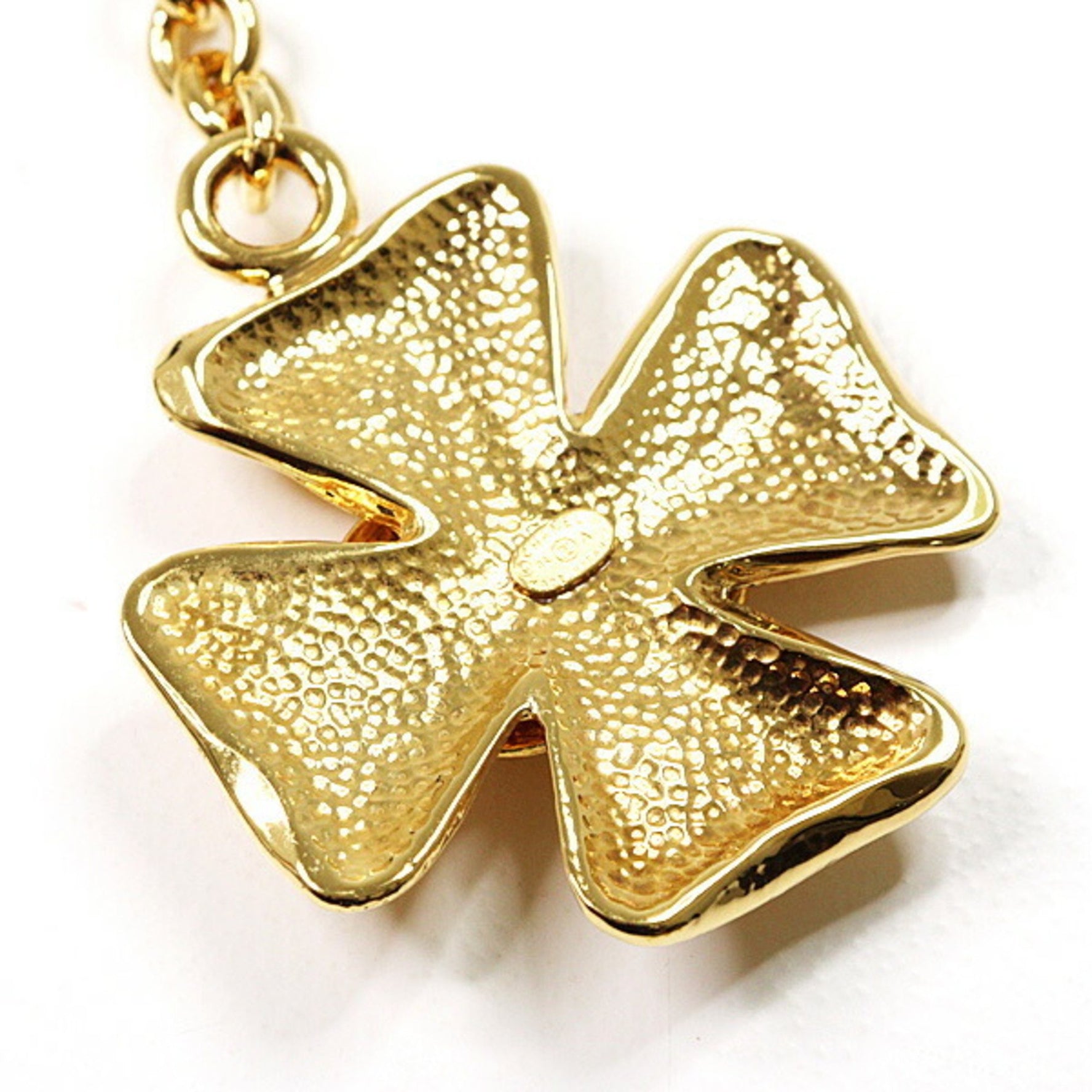 Chanel Clover Key Ring, Four-Leaf Clover, Coco Mark, Keychain, Bag Charm