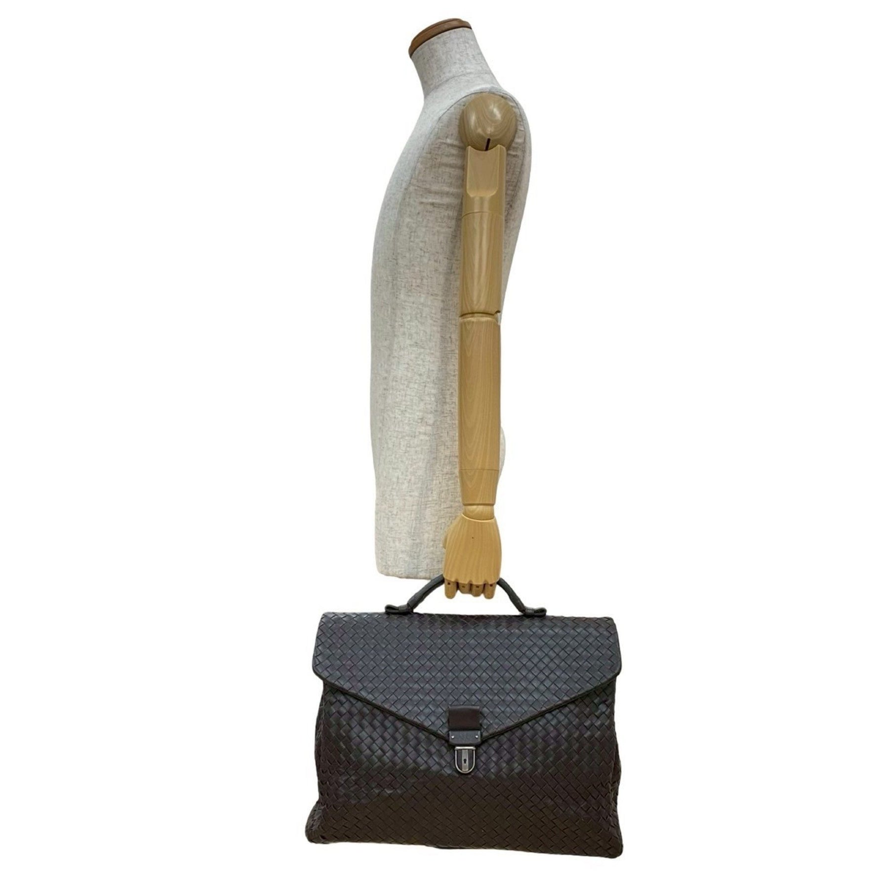 BOTTEGA VENETA Intrecciato Leather Business Briefcase/Document Bag