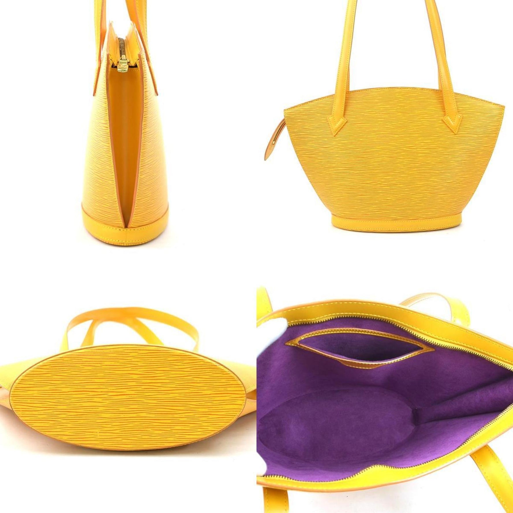 Louis Vuitton Epi Saint Jacques Shoulder Bag Long Leather Tassili