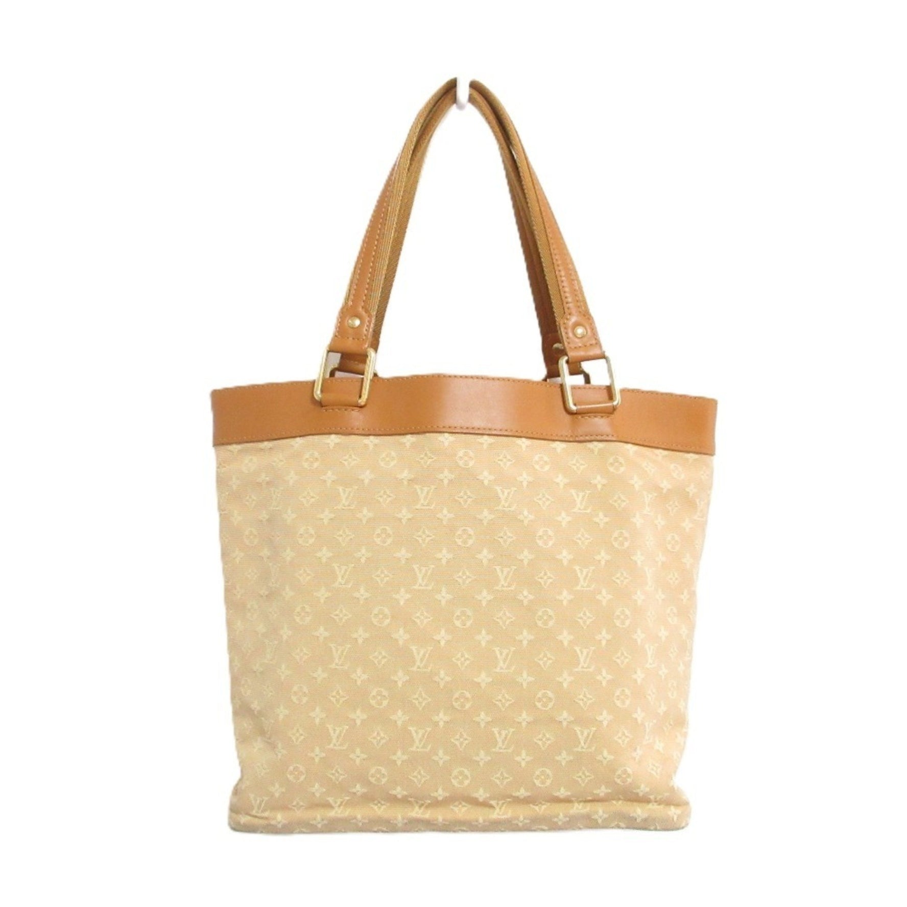 LOUIS VUITTON Monogram Mini Lucille GM Tote Bag with Charm, Gold Hardware