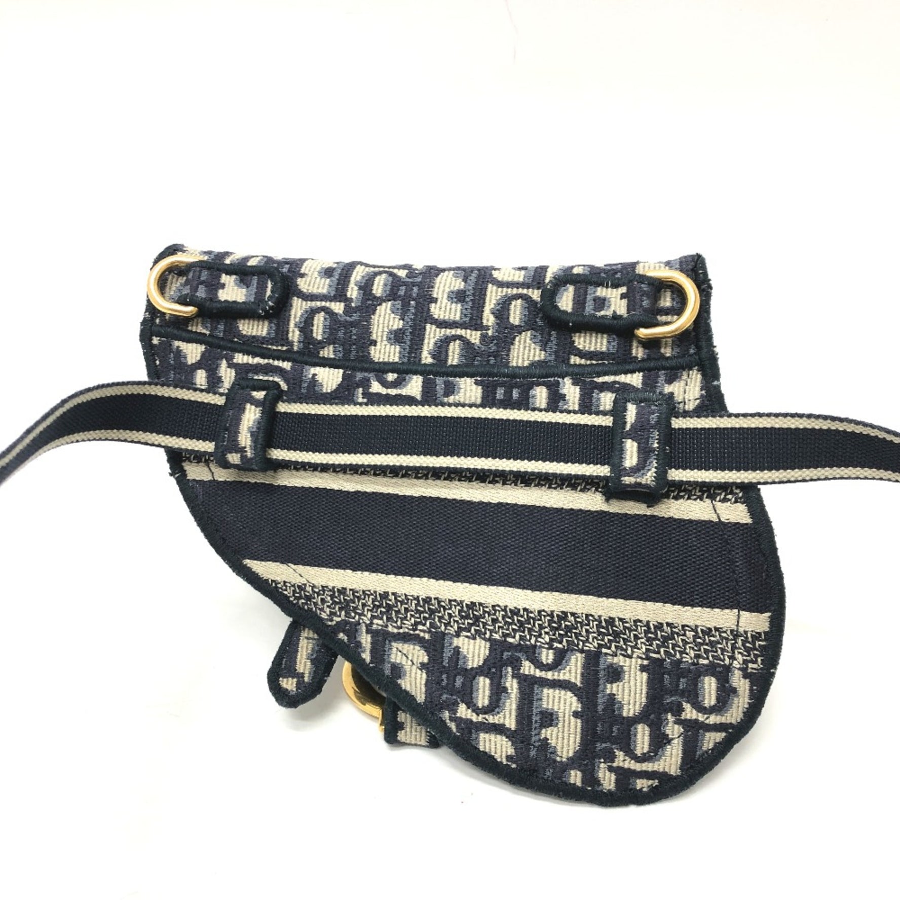 Christian Dior saddle flat belt pouch Waist Pouch GoldHardware