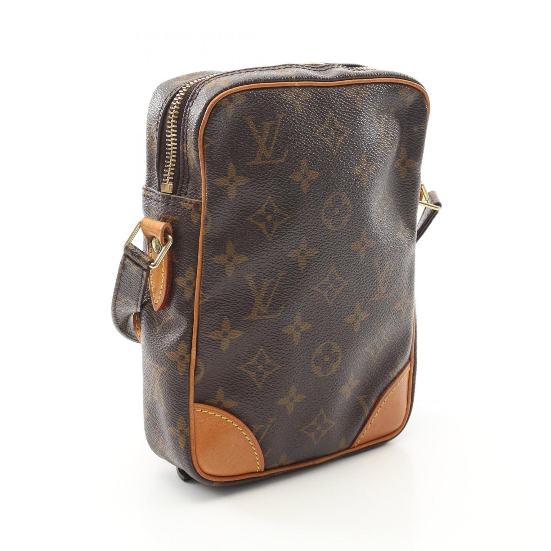 Louis Vuitton Danube Shoulder Bag, PVC-Coated Canvas and Leather, Monogram