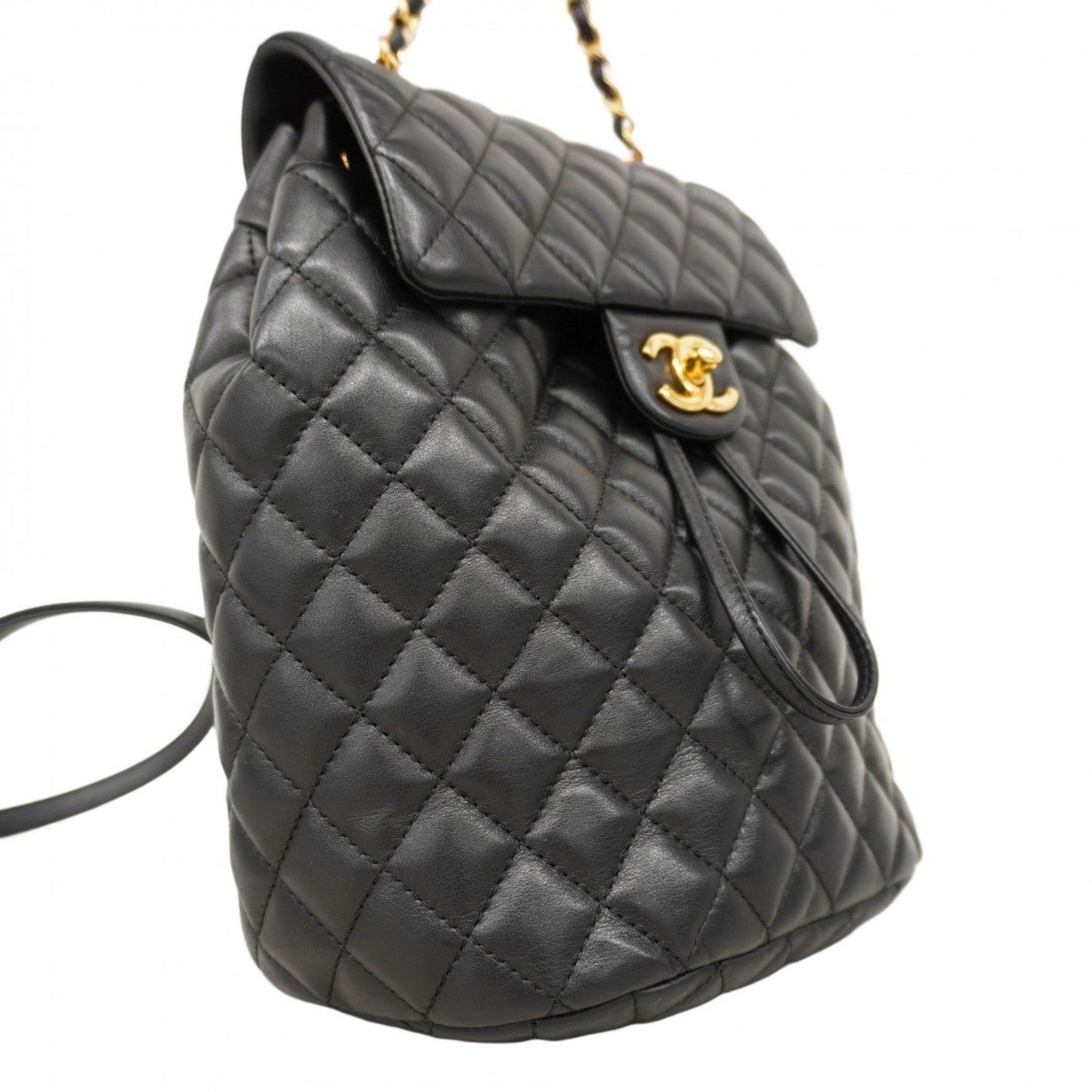 Chanel Matelasse Lambskin Chain Backpack/Daypack in