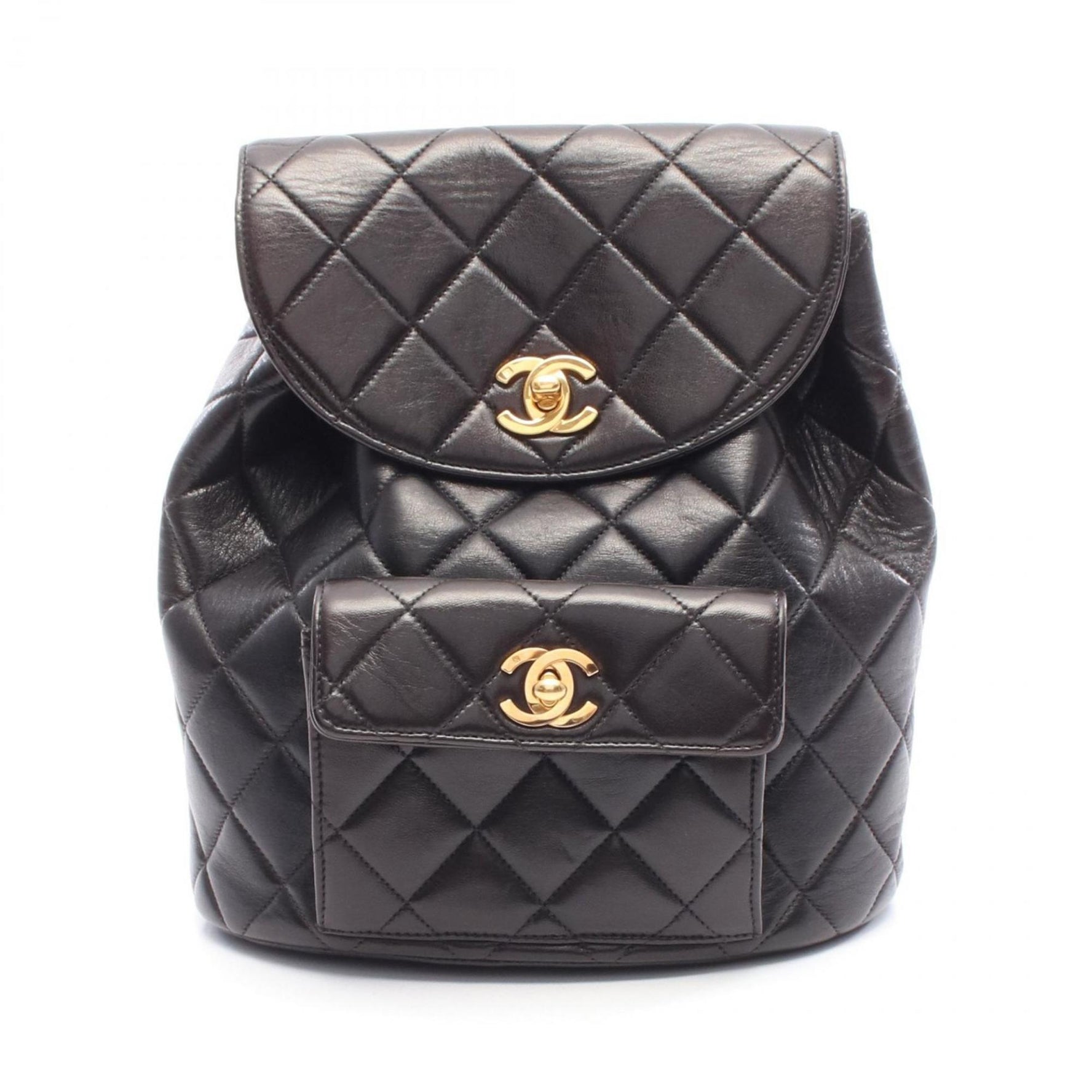 CHANEL Matelasse Backpack Bag in Lambskin Leather