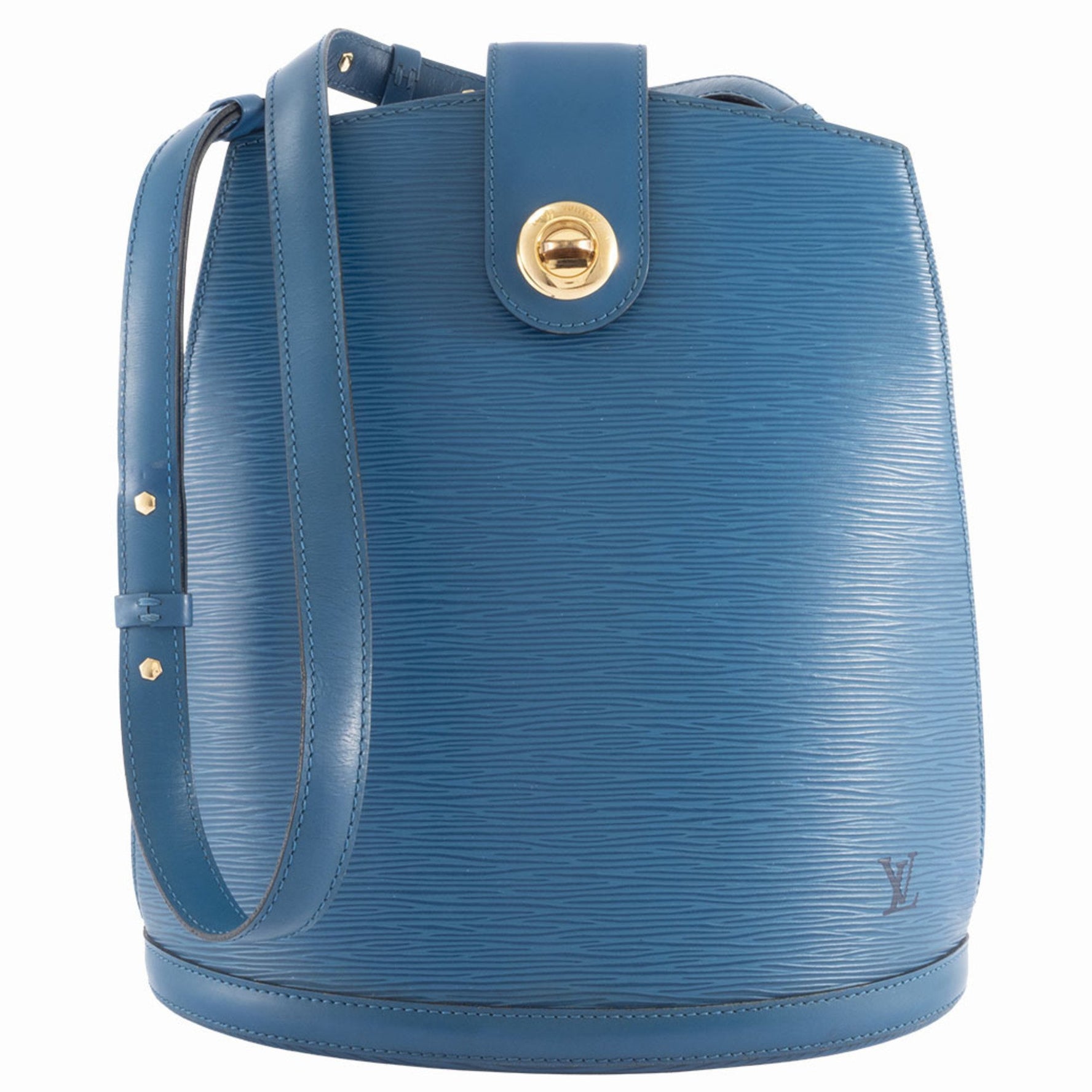 Louis Vuitton Cluny Shoulder Bag M52255 Epi Leather Toledo Blue Women's LOUIS VUITTON