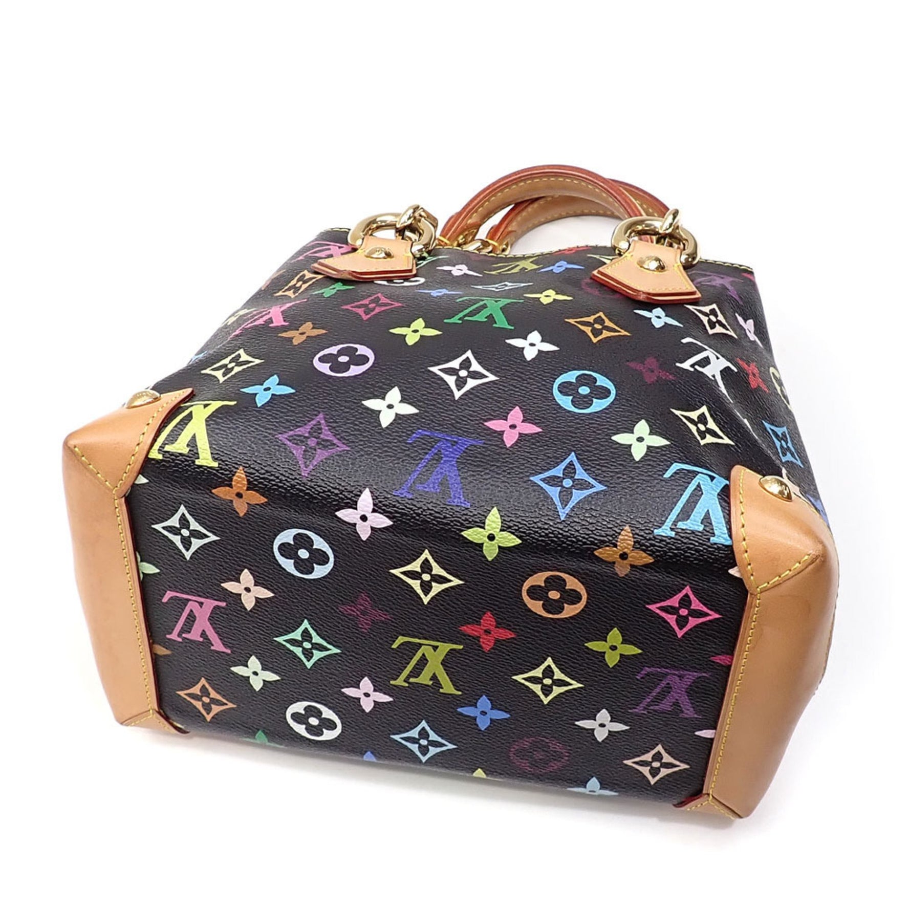 Louis Vuitton Monogram Multicolore Audra Handbag, Women's, M40048, Noir