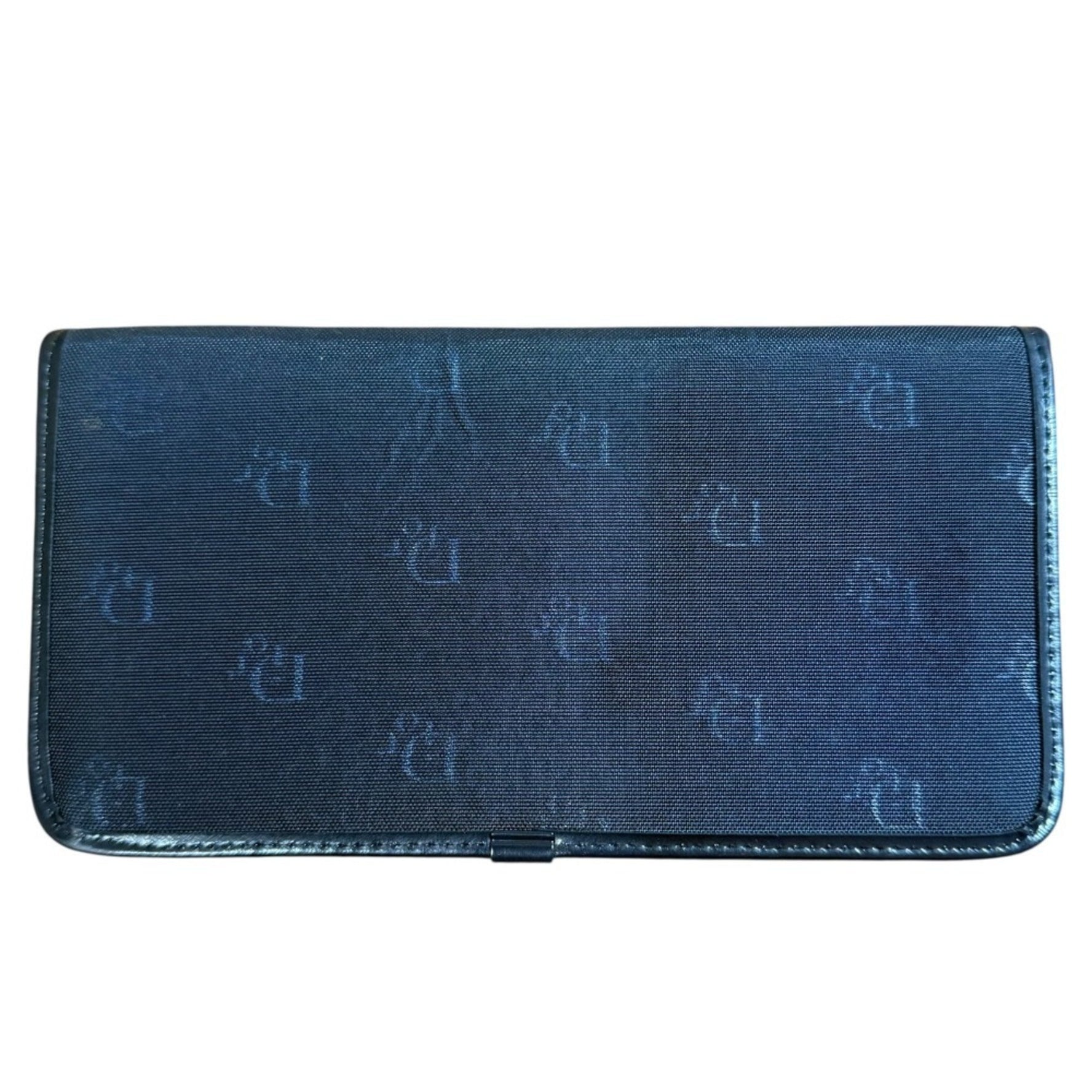 Christian Dior Vintage Long Wallet Blue
