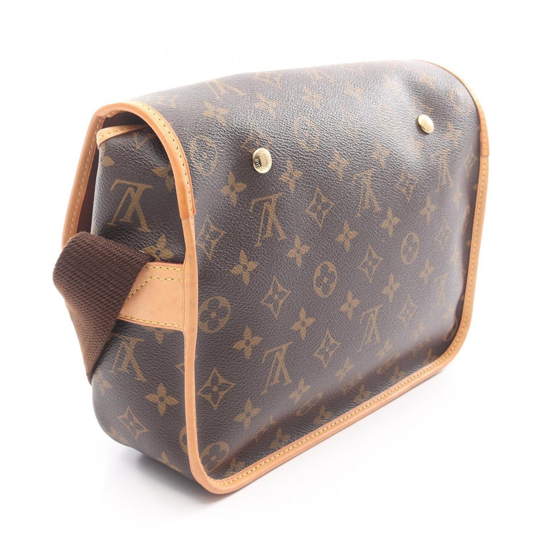 Louis Vuitton Congo PM Monogram Shoulder Bag, Coated Canvas and Leather, Brown