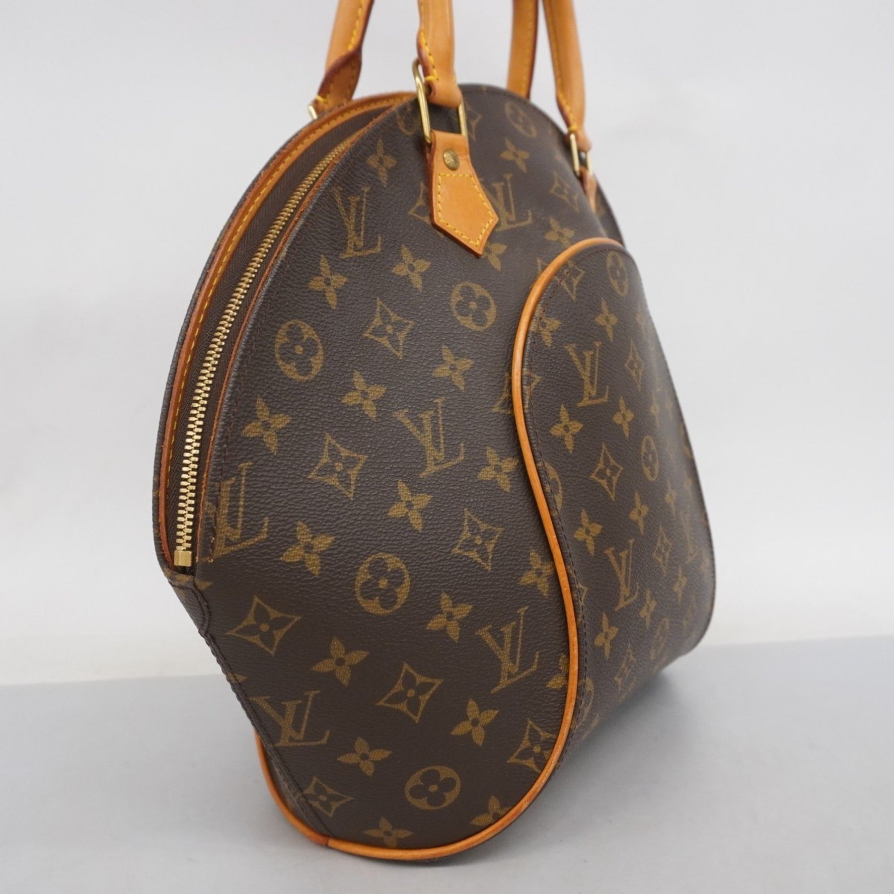 Louis Vuitton Monogram Ellipse MM Handbag M51126 Brown Women's