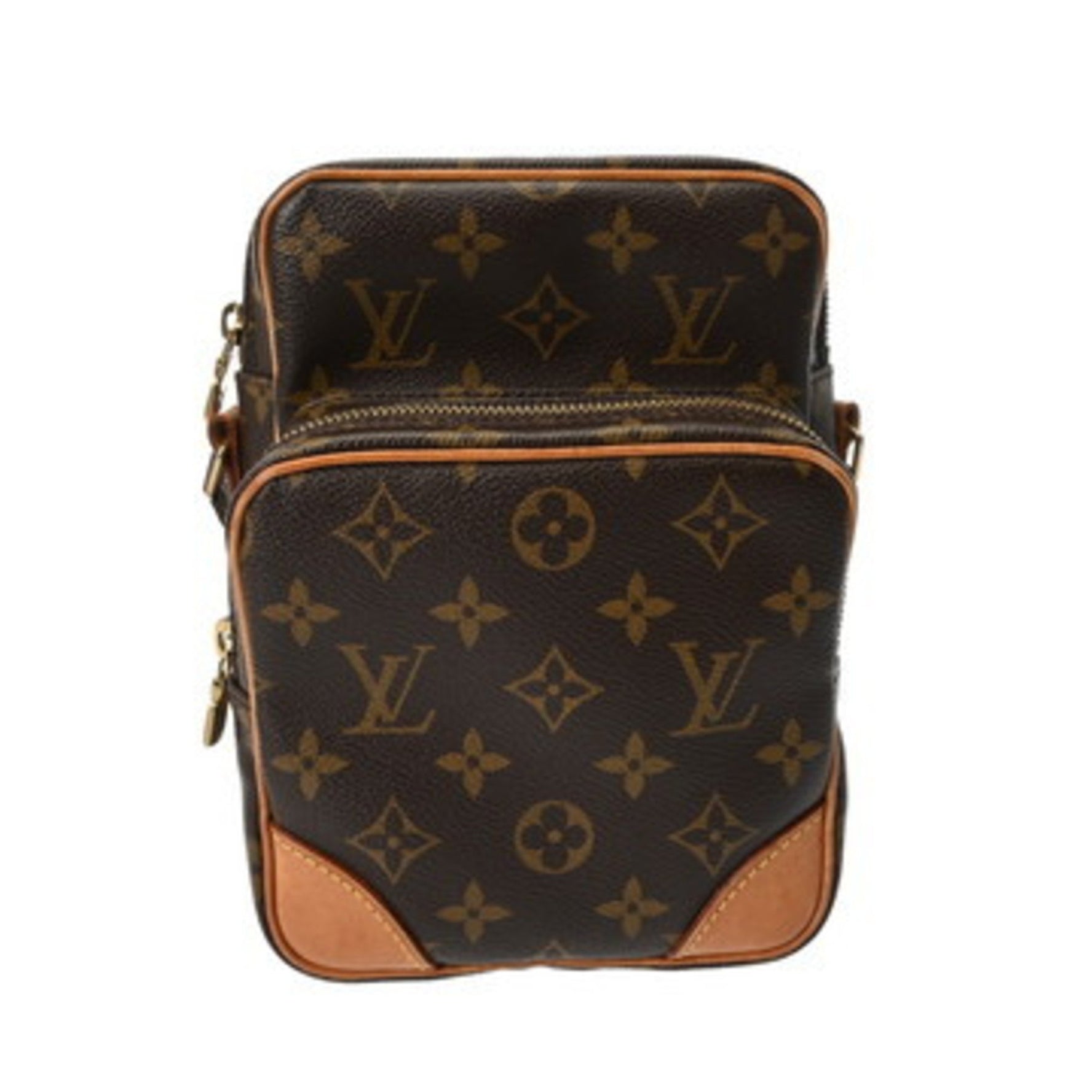 LOUIS VUITTON Monogram Amazon Brown Canvas Shoulder Bag