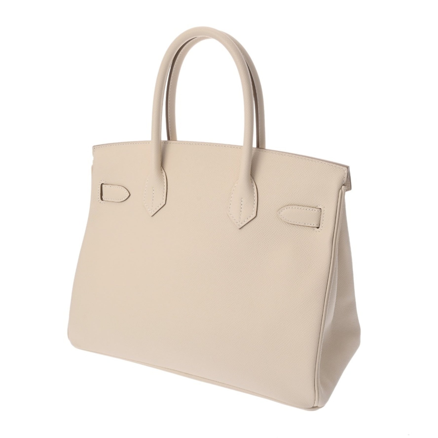 HERMES Hermes Birkin 30 Cream Y Stamp (around 2020) Women's Epsom Leather Handbag