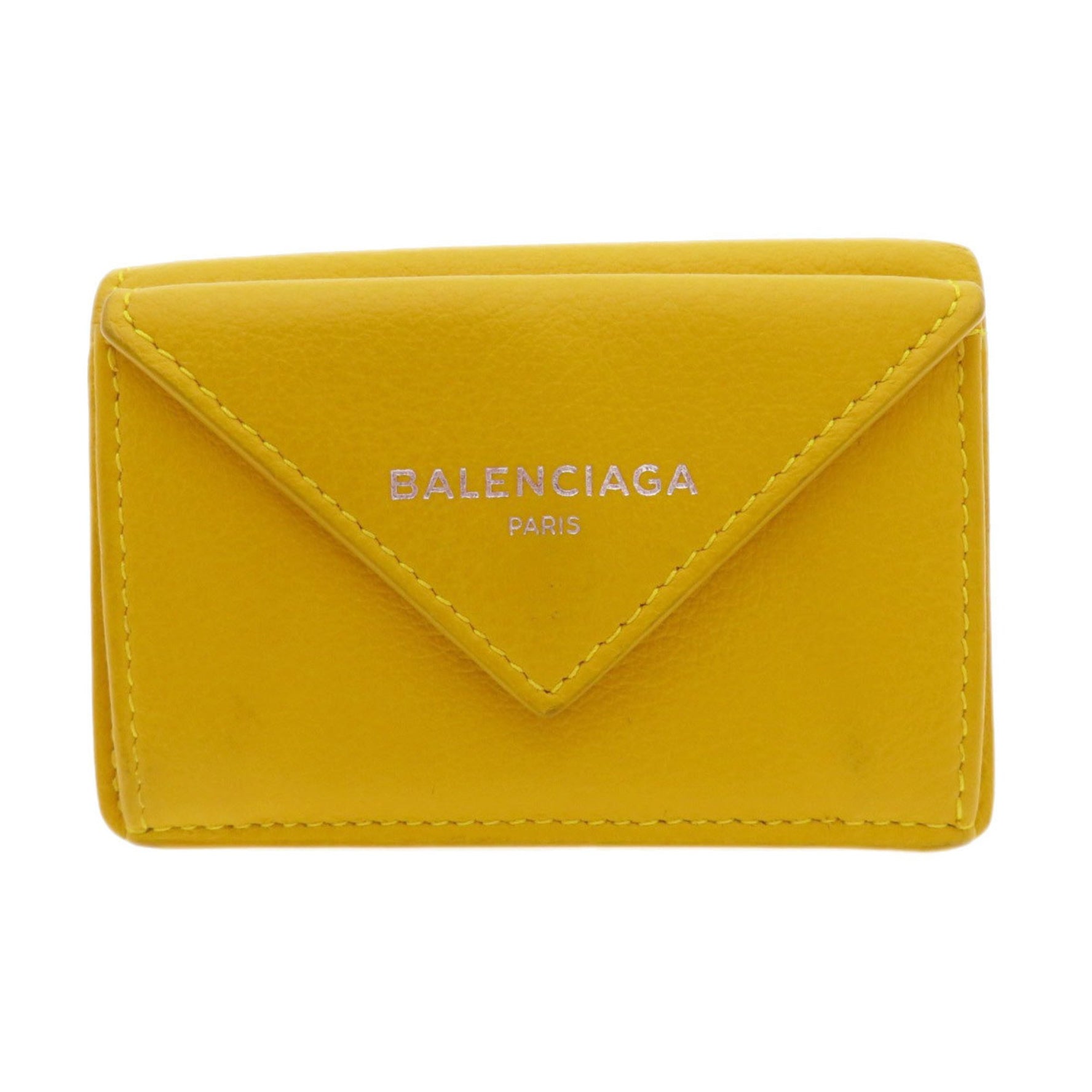 Balenciaga Compact Wallet Paper Bi-fold Calfskin Women's BALENCIAGA