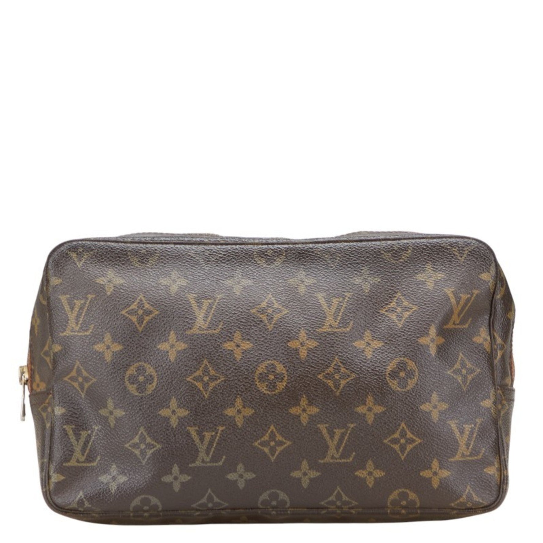 Louis Vuitton Monogram True Toilet 28 Second Bag/Clutch Bag Brown LOUIS VUITTON