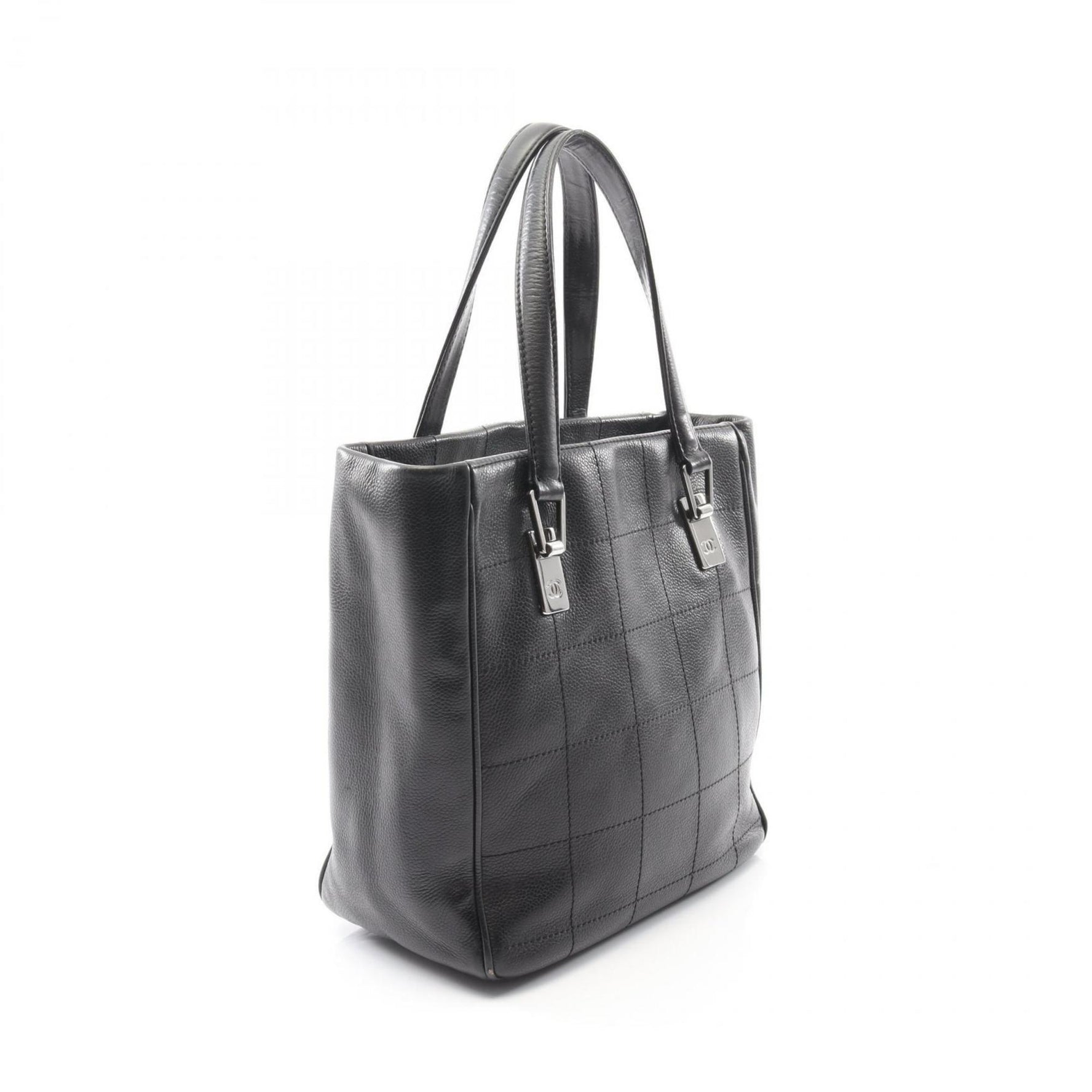 CHANEL Chocobar Tote Bag in Grained Calfskin Leather