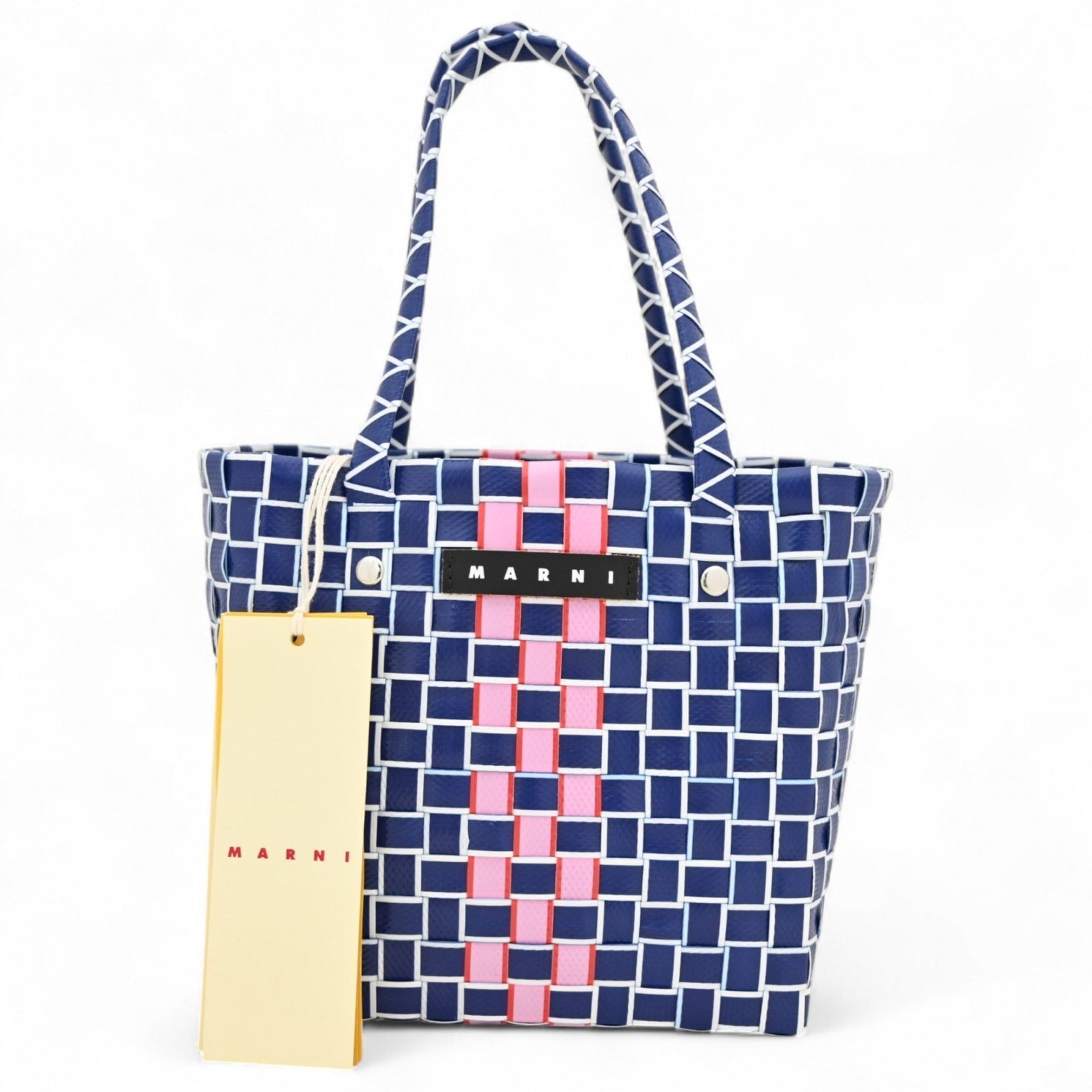 Marni Picnic Basket Bag in and Pink