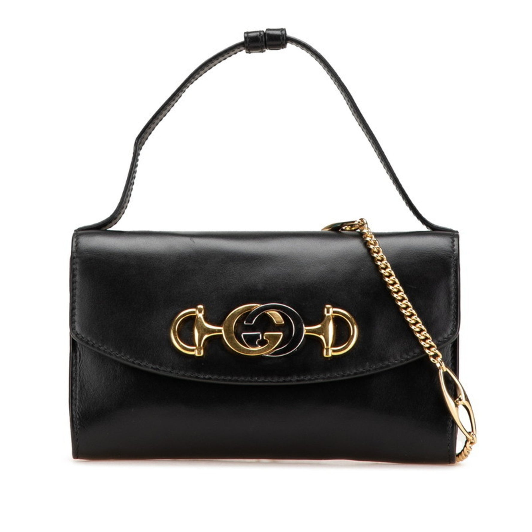 Gucci Zumi Chain Handbag/Shoulder Bag Leather