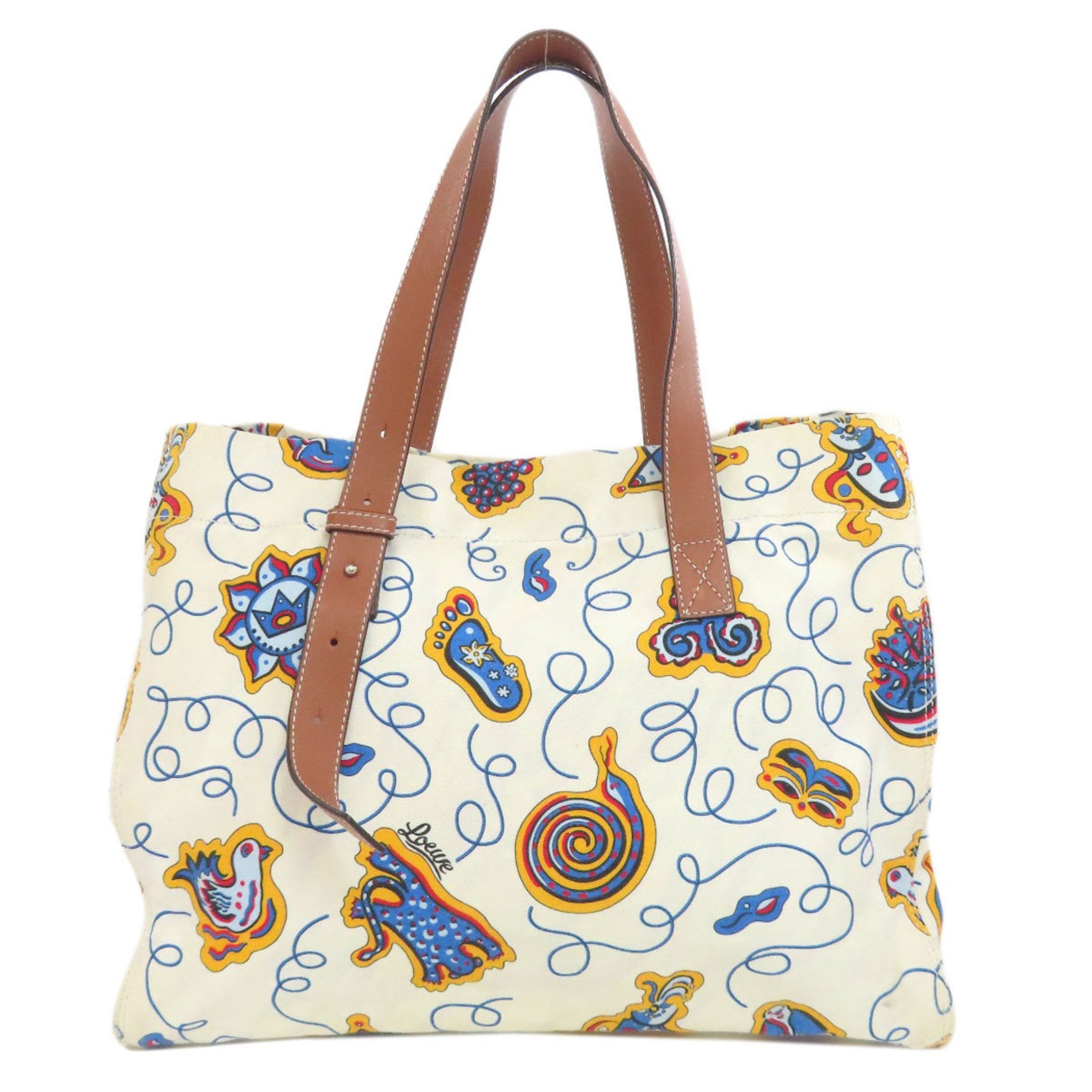LOEWE Paula's Ibiza Tote Bag Canvas