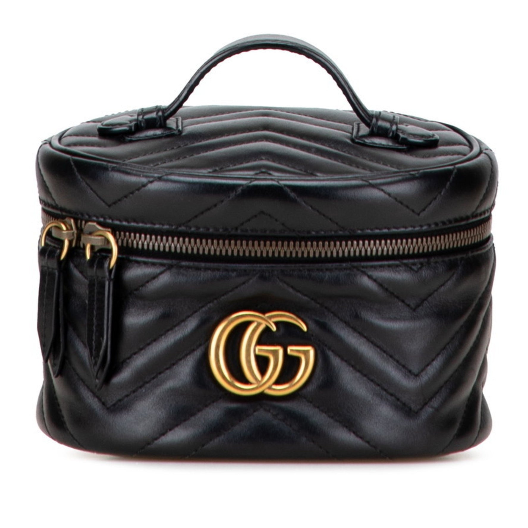 Gucci GG Marmont Vanity Bag/Cosmetic Bag Leather
