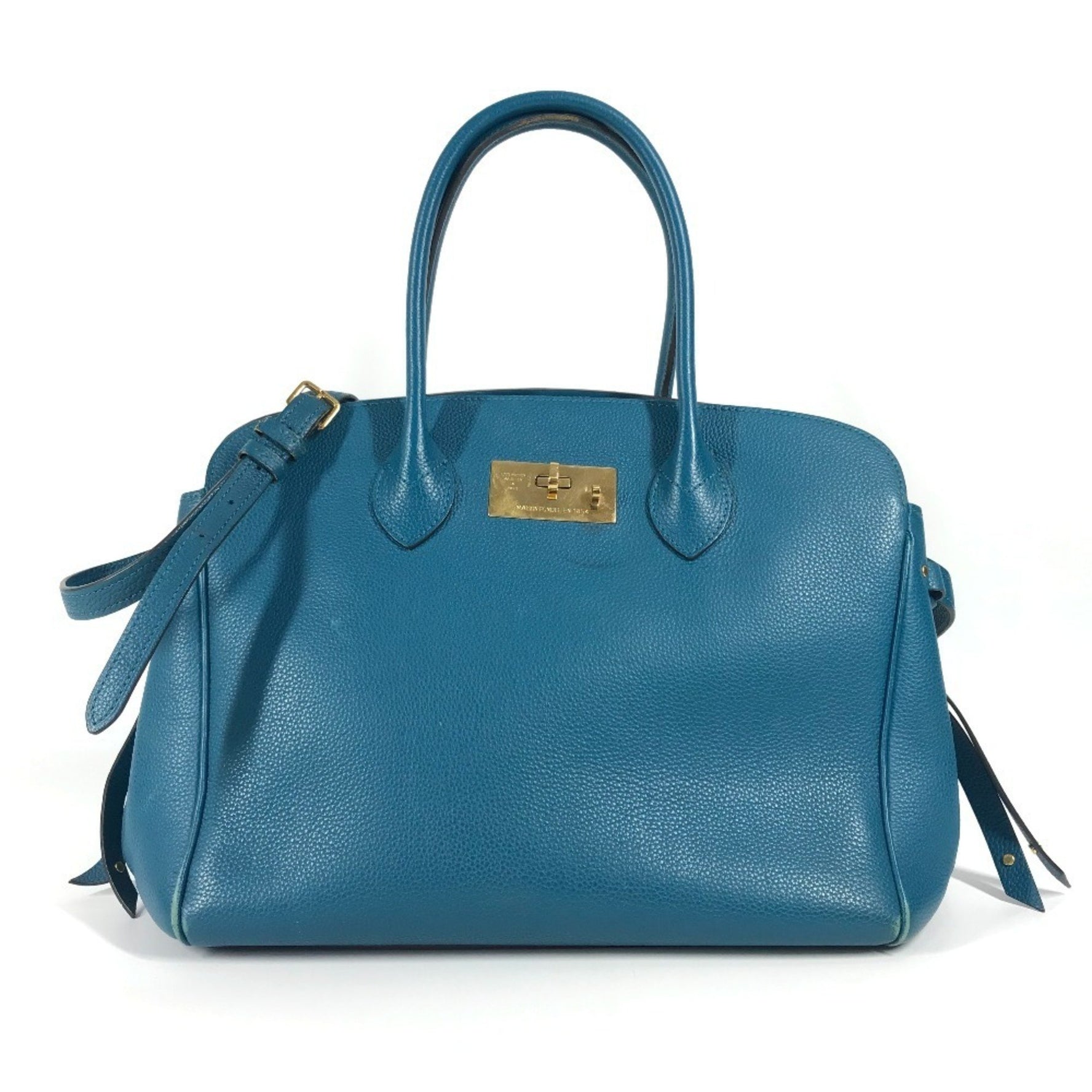 Louis Vuitton Mila MM Bag Shoulder Tote Taurillon Leather Colvert