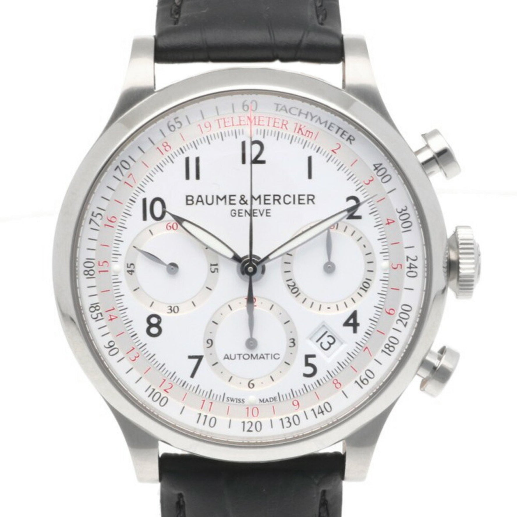 Baume & Mercier Capeland Watch Stainless Steel Automatic Men's Defective Item Not Waterproof Overhauled