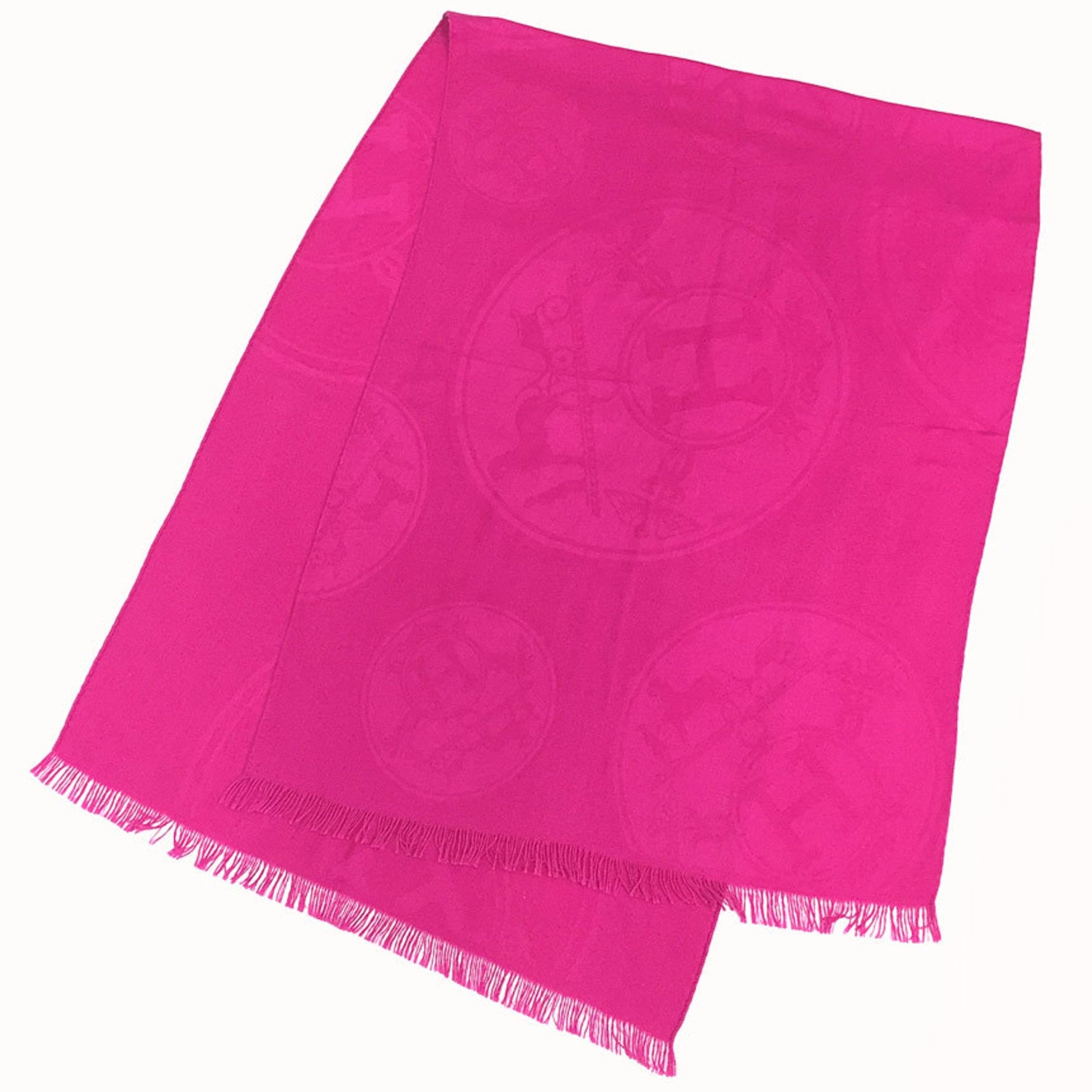 HERMES Stole ETOLE NEW LIBRIS Etoile New Libris Large Scarf Cashmere Silk H Carriage