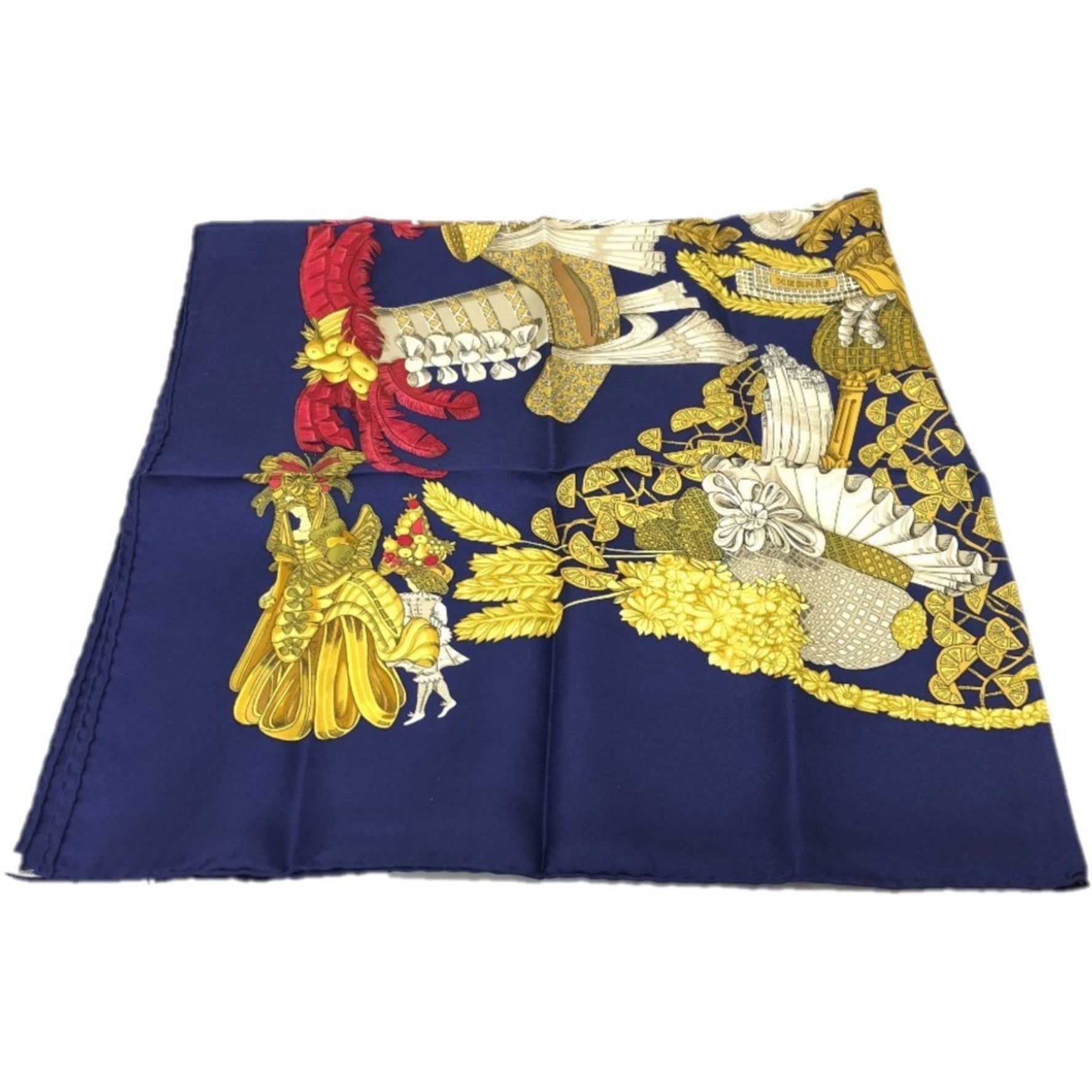 HERMES Carré 90 Chapeau! Silk Scarf