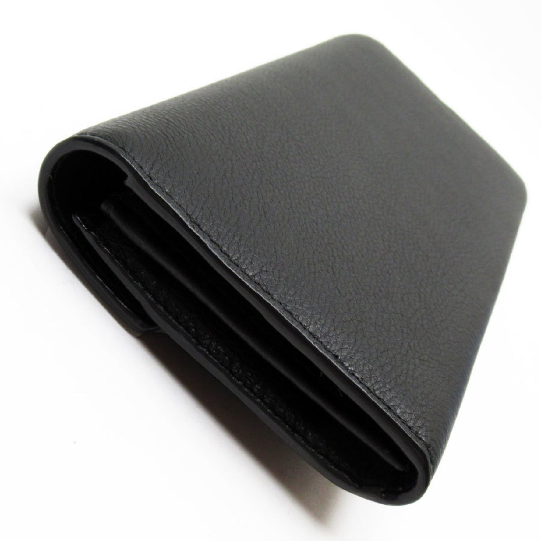 BALLY Long Wallet Leather Black Men's Women's t19001g