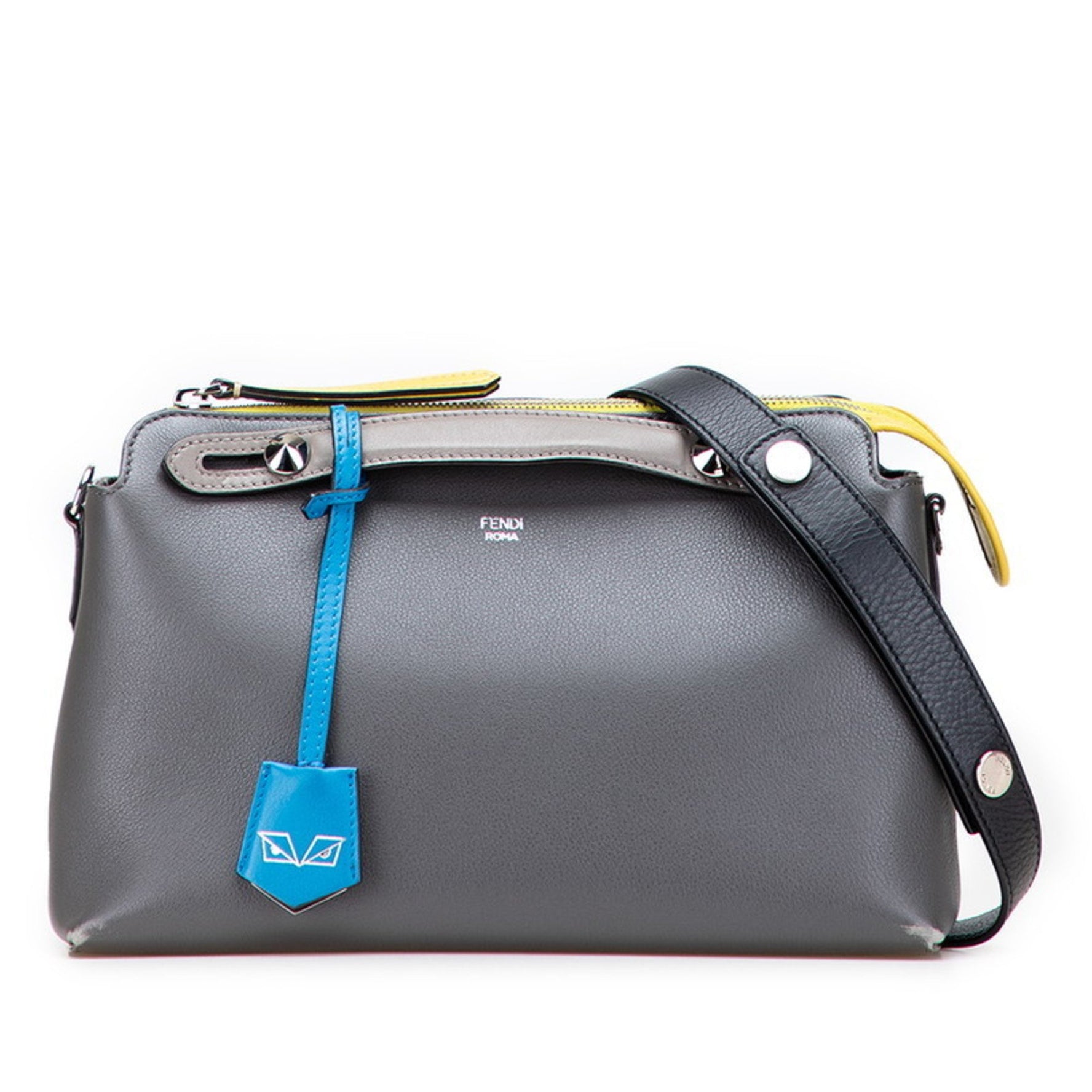 Fendi By the Way Two-Tone Handbag/Shoulder Bag, Leather