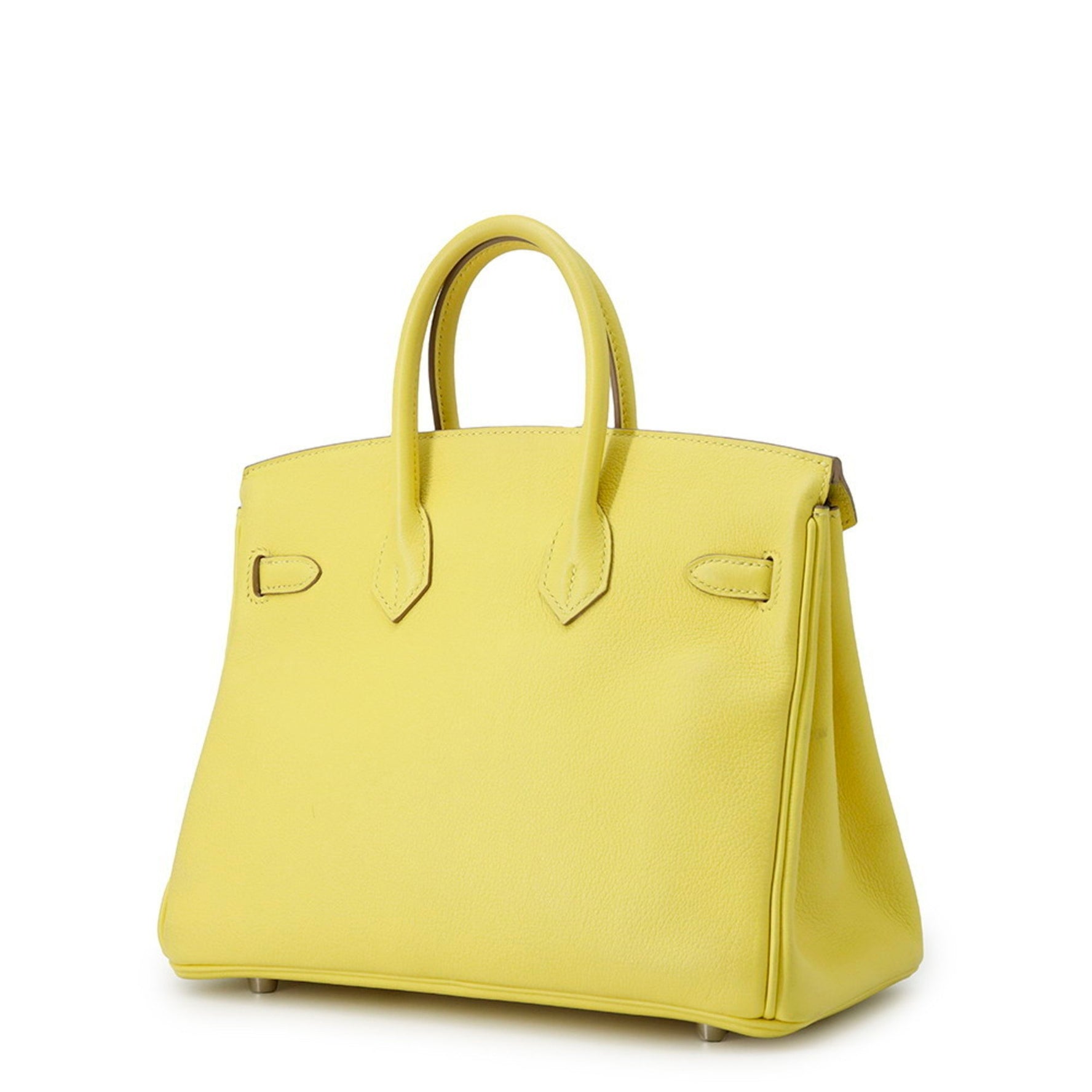 Hermes Birkin 25 Verso Lime Blue Taurillon Novillo Y Stamp HERMES