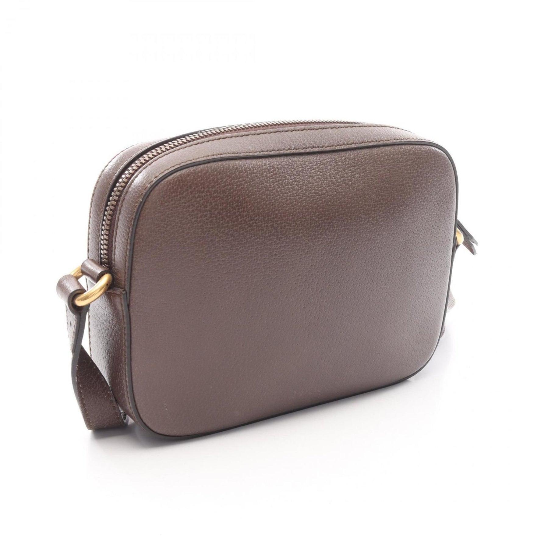 Gucci Sherry Line Leather Shoulder Bag, Brown/Green/Red