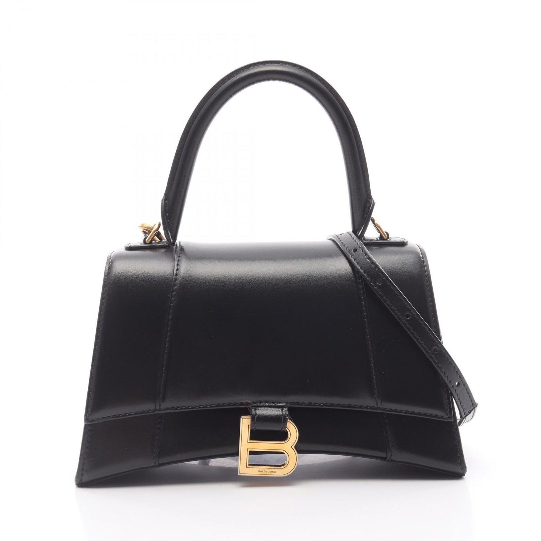 Balenciaga Hourglass Small Handbag, Leather
