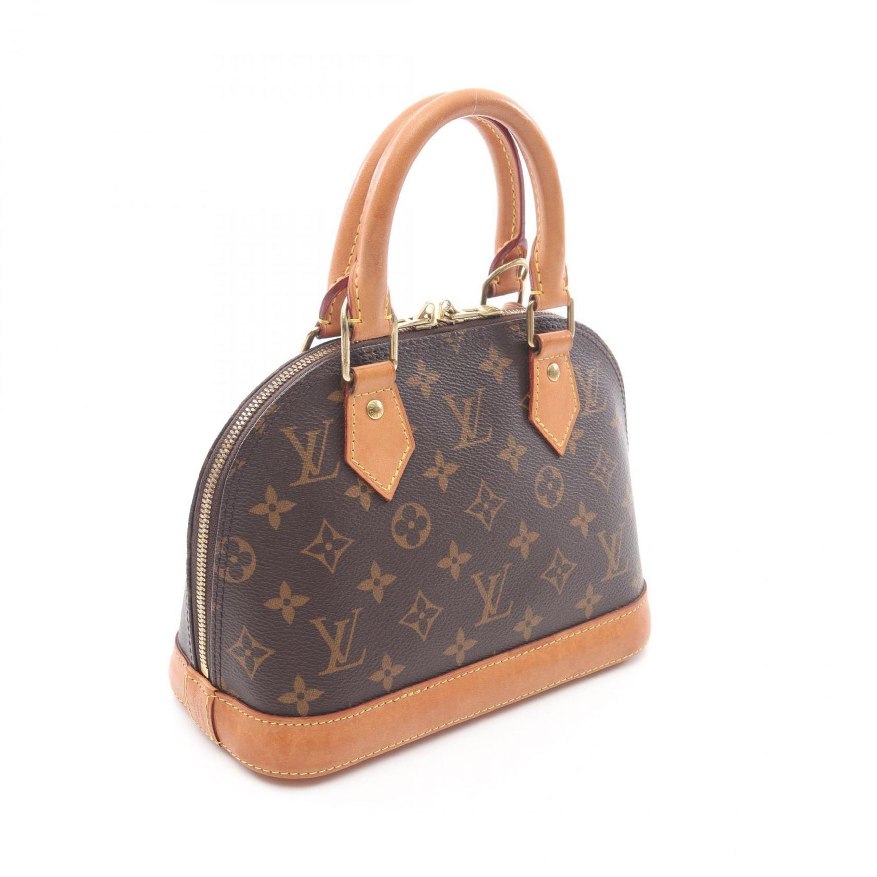 Louis Vuitton Alma BB Handbag, Coated Canvas and Leather, Monogram