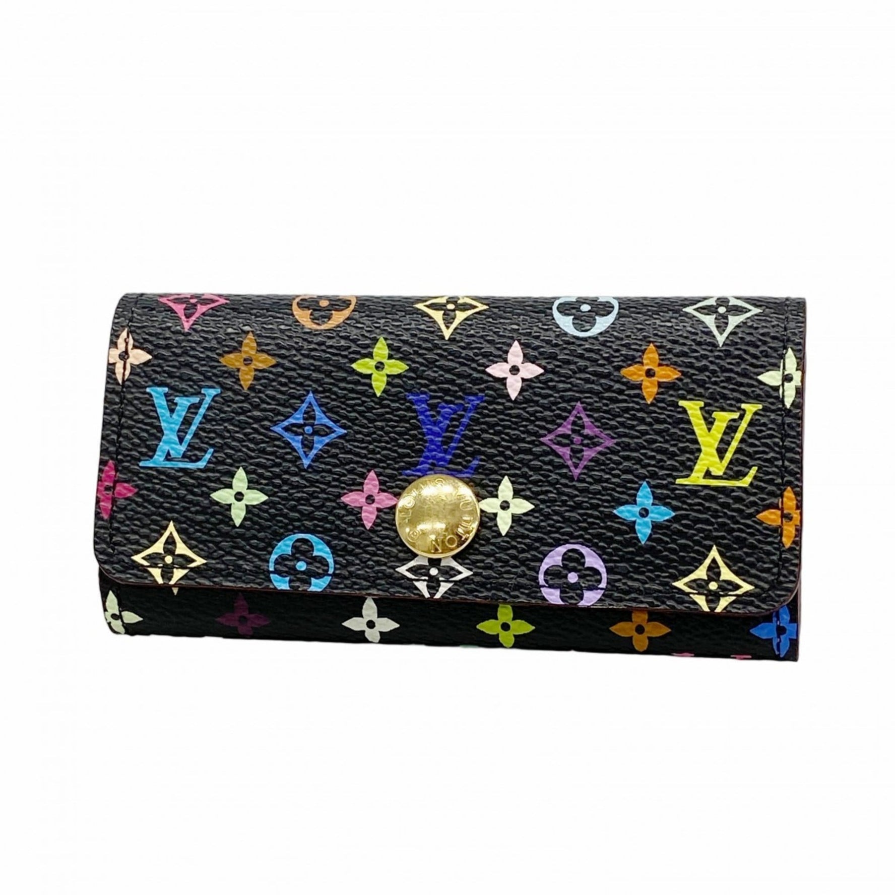 Louis Vuitton Multicle 4 Key Case Noir Violet