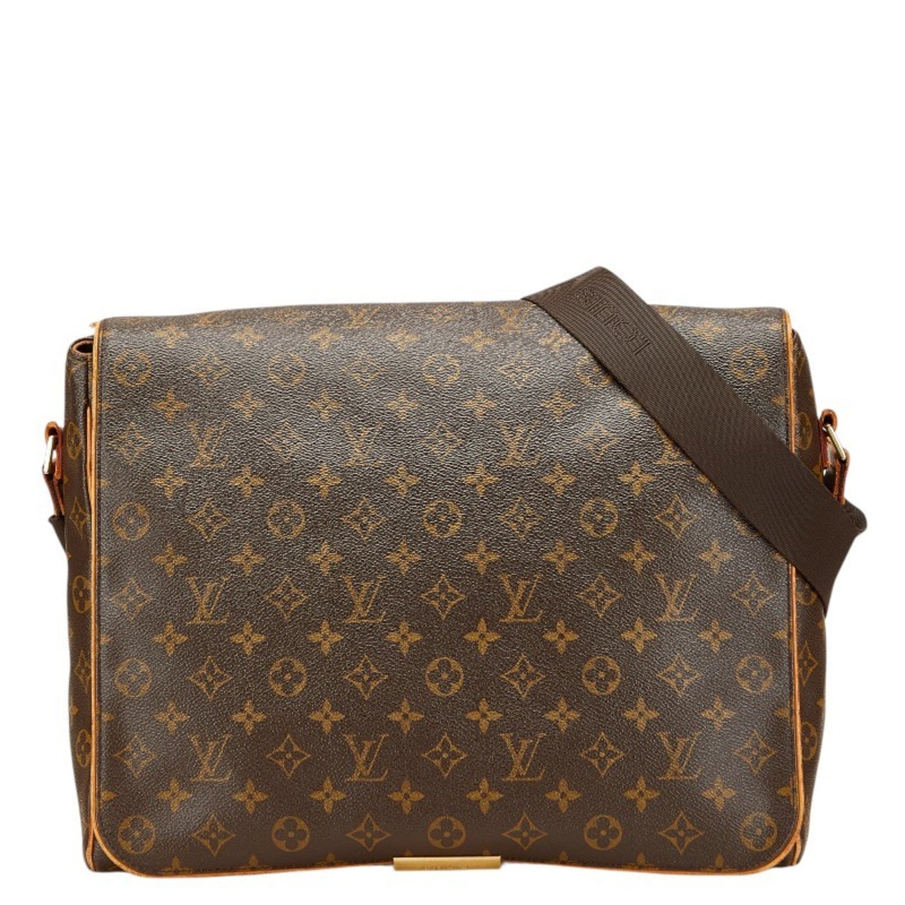 Louis Vuitton Monogram Abbesses Crossbody Shoulder Bag PVC Leather LOUIS VUITTON