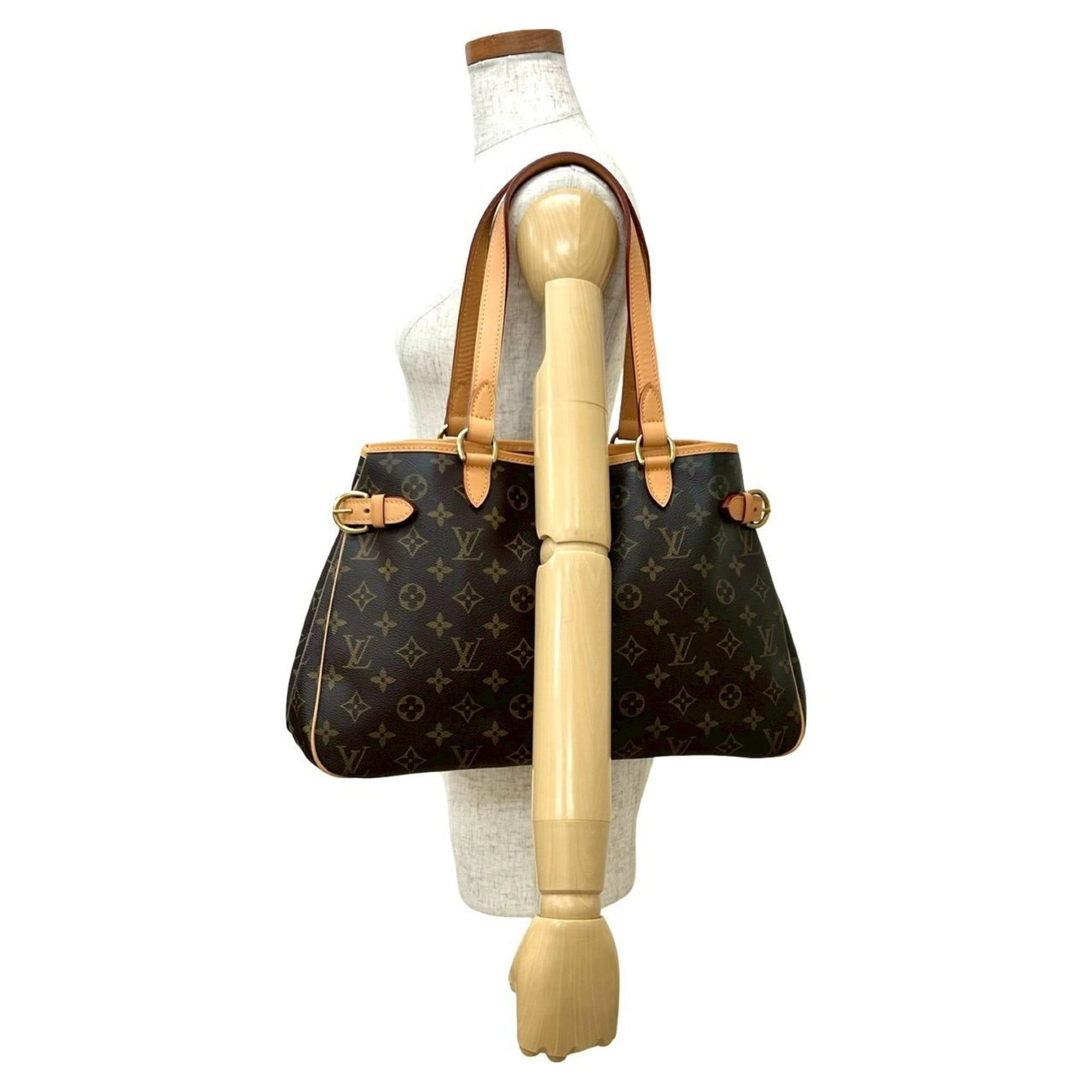 LOUIS VUITTON Batignolles Horizontal Monogram Leather Tote Bag