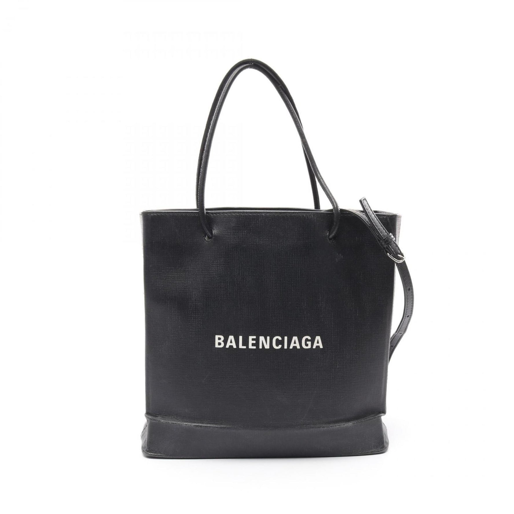 BALENCIAGA SHOPPING TOTE S Tote bag leather women's black