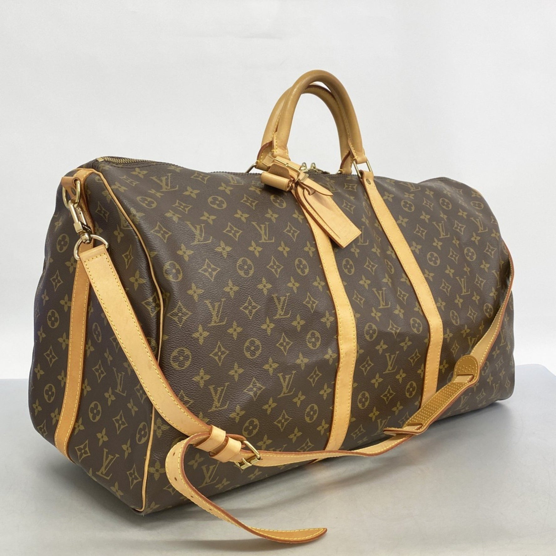 Louis Vuitton Monogram Keepall 60 Boston Bag Men's and