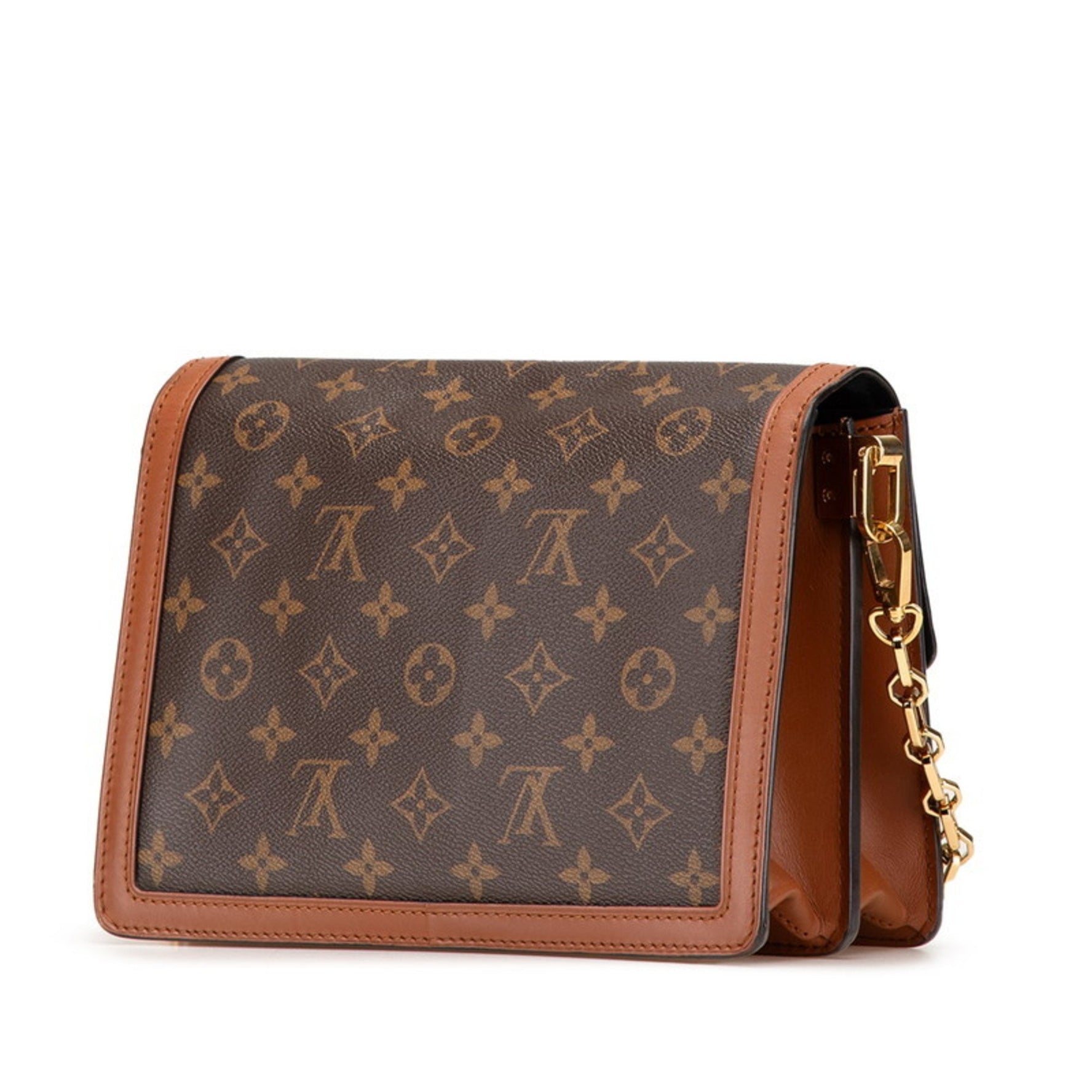 Louis Vuitton Monogram Reverse Dauphine MM Shoulder Bag/Handbag Leather LOUIS VUITTON