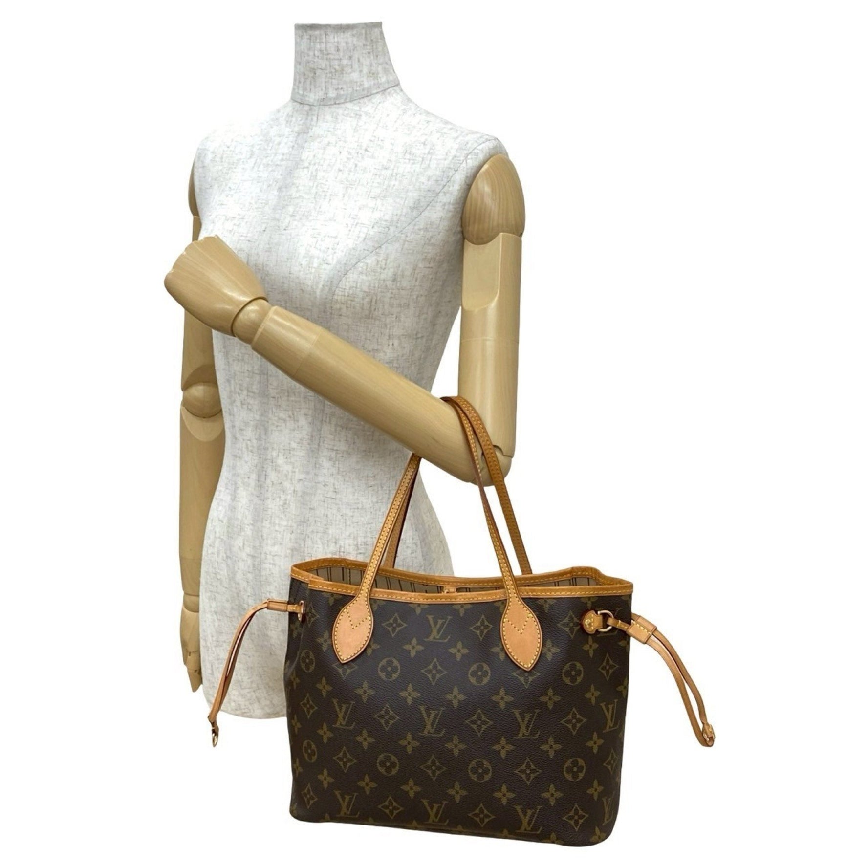 LOUIS VUITTON Neverfull PM Monogram Leather Handbag/Tote Bag