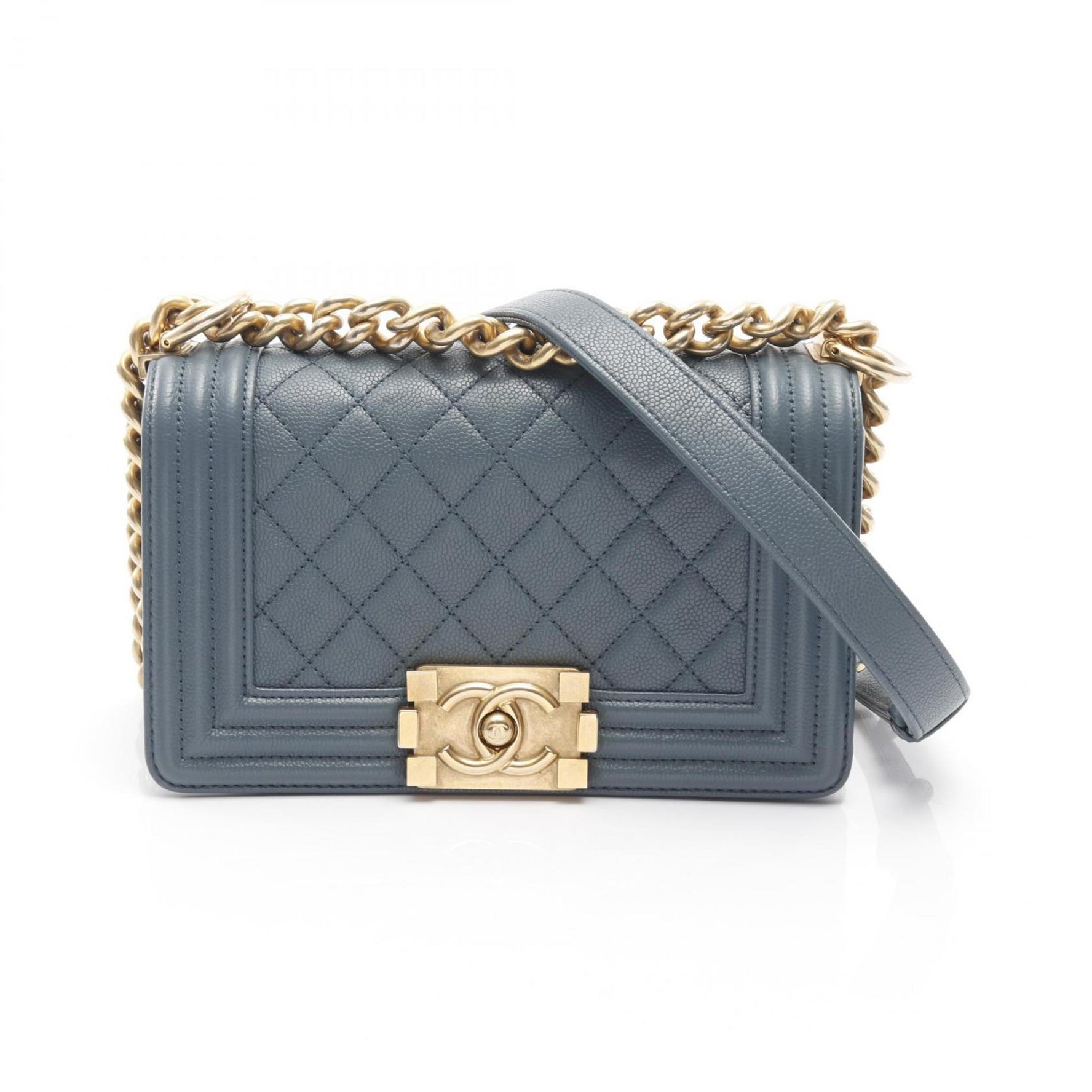 CHANEL Boy Small Shoulder Bag, Calfskin Leather