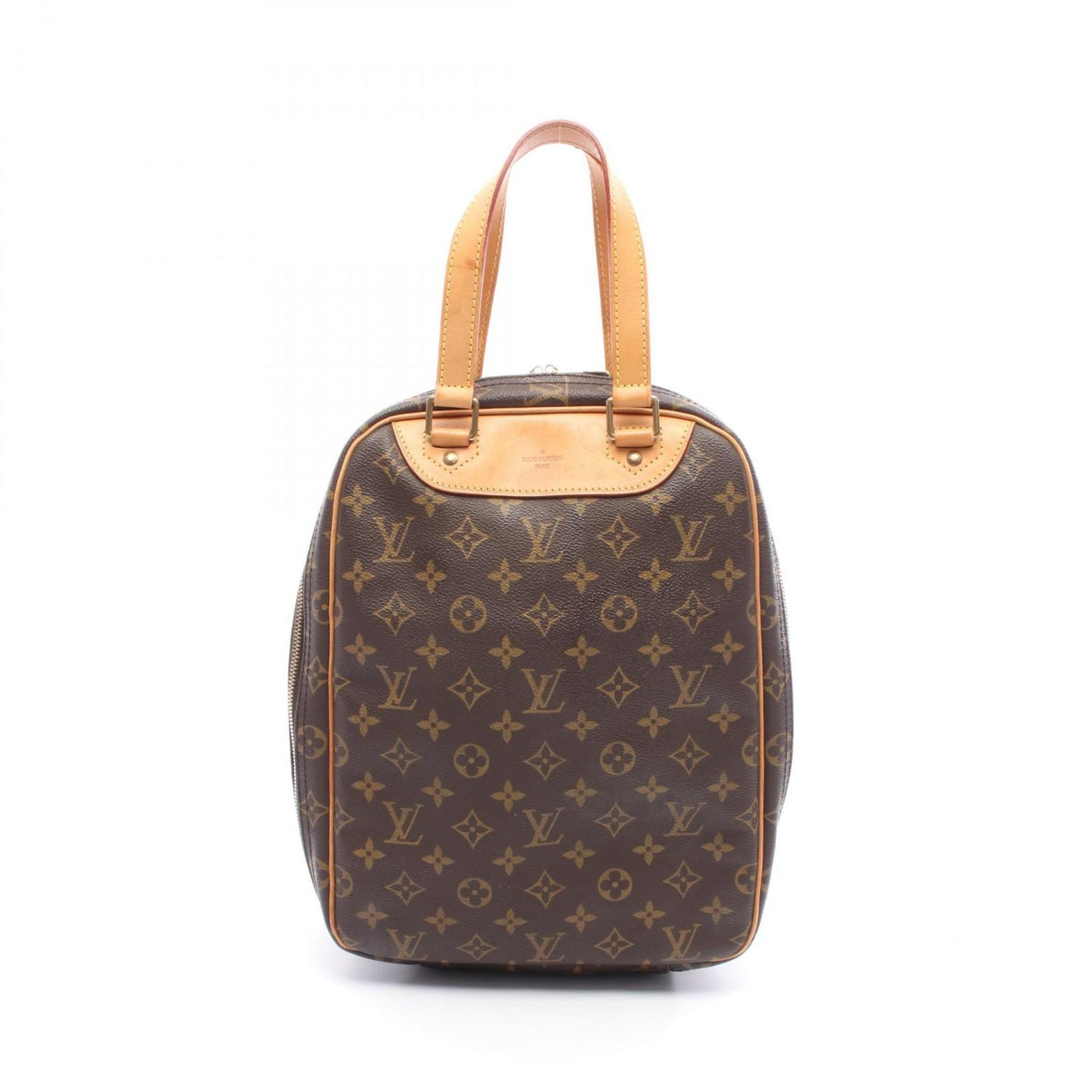 Louis Vuitton Excursion Handbag, Coated Canvas and Leather, Monogram, Brown