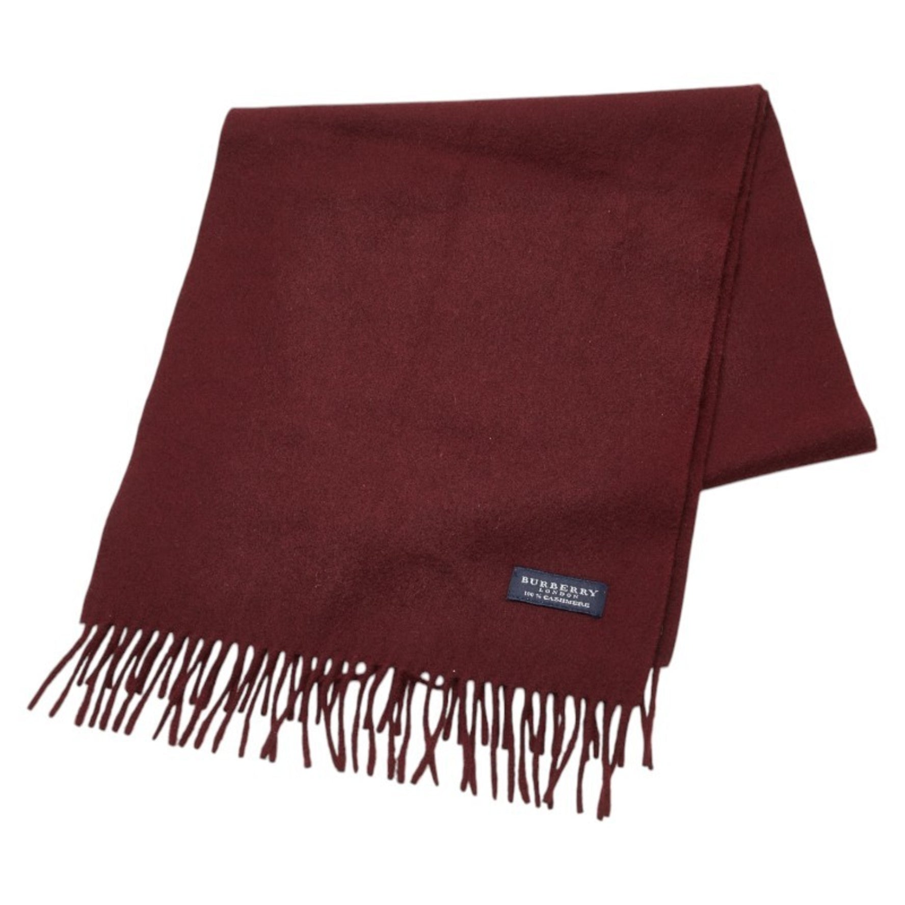 Burberry scarf wine red cashmere women's BURBERRY