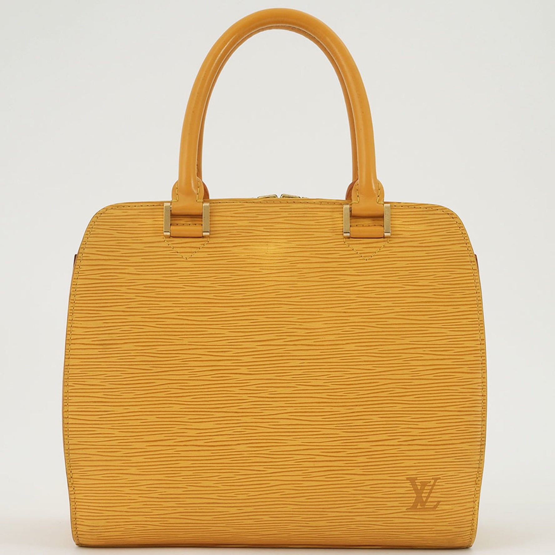 Louis Vuitton Pont Neuf Handbag Tassili Yellow Epi Leather