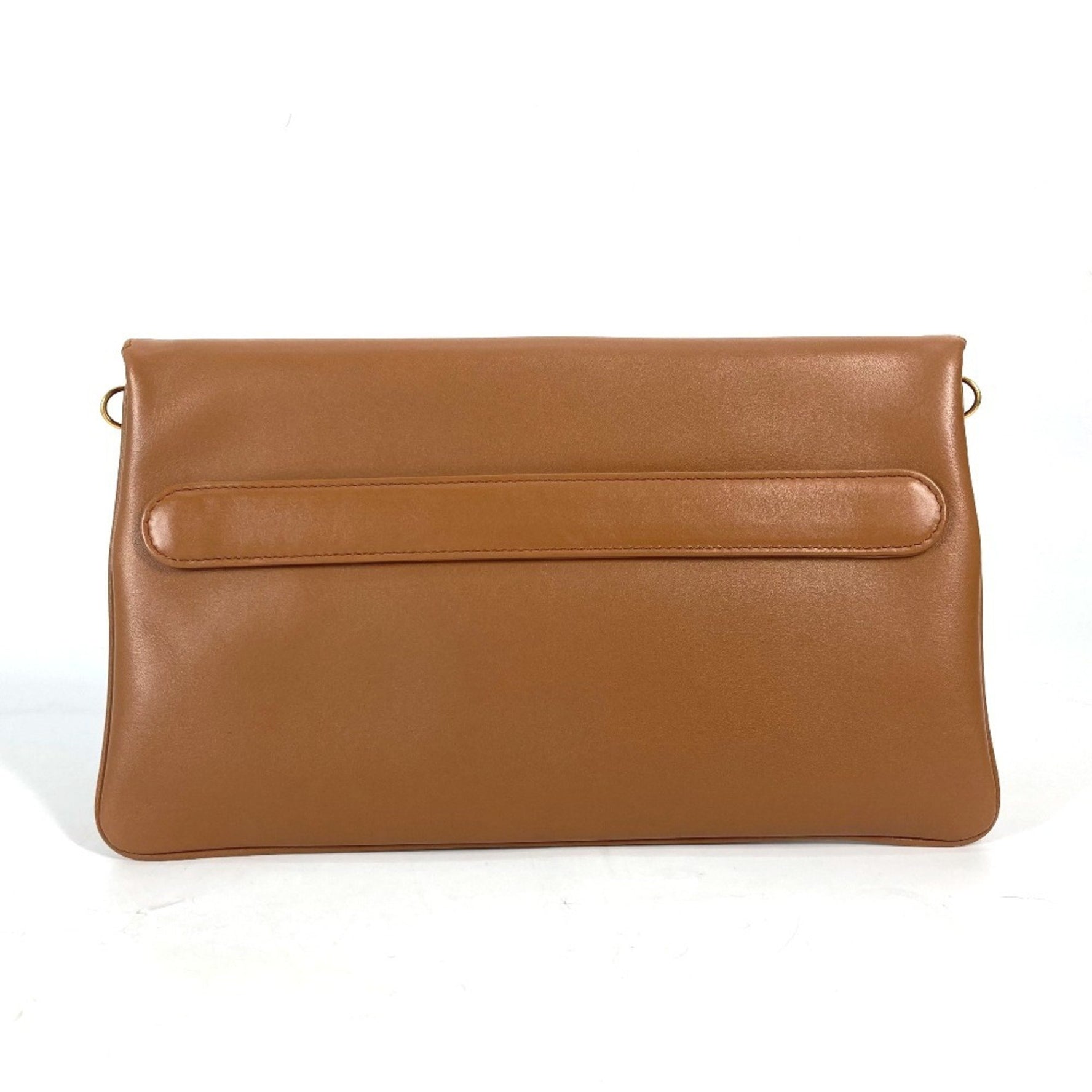 Christian Dior Dior CD DIORDOUBLE Clutch Bag, Medium Chain Shoulder Handbag, Leather