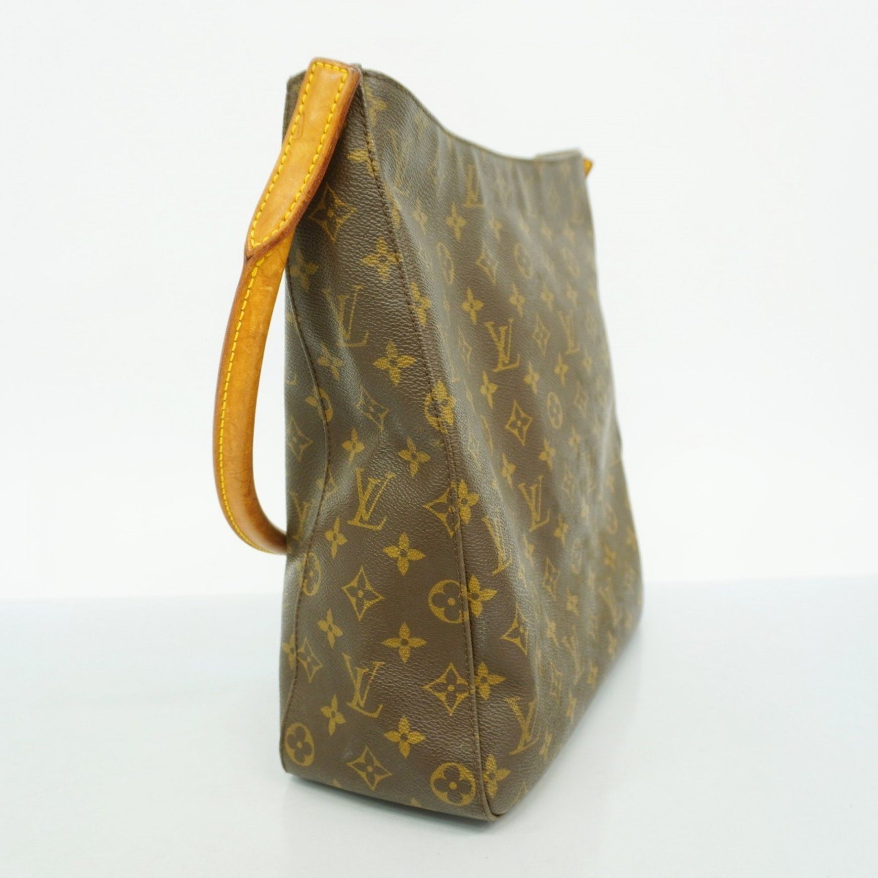 Louis Vuitton Monogram Looping GM Shoulder Bag M51145 Brown Women's
