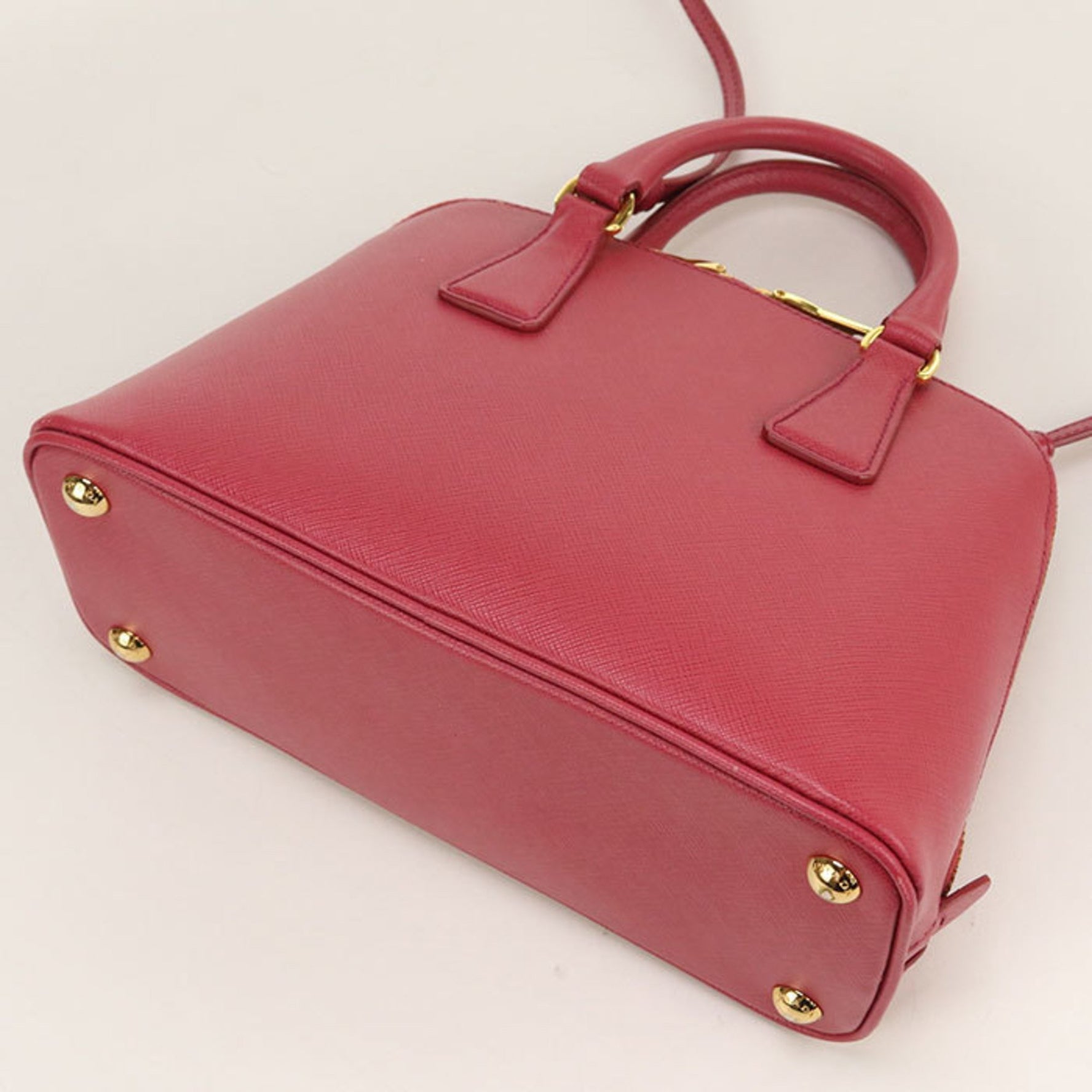 PRADA Handbag Saffiano Leather