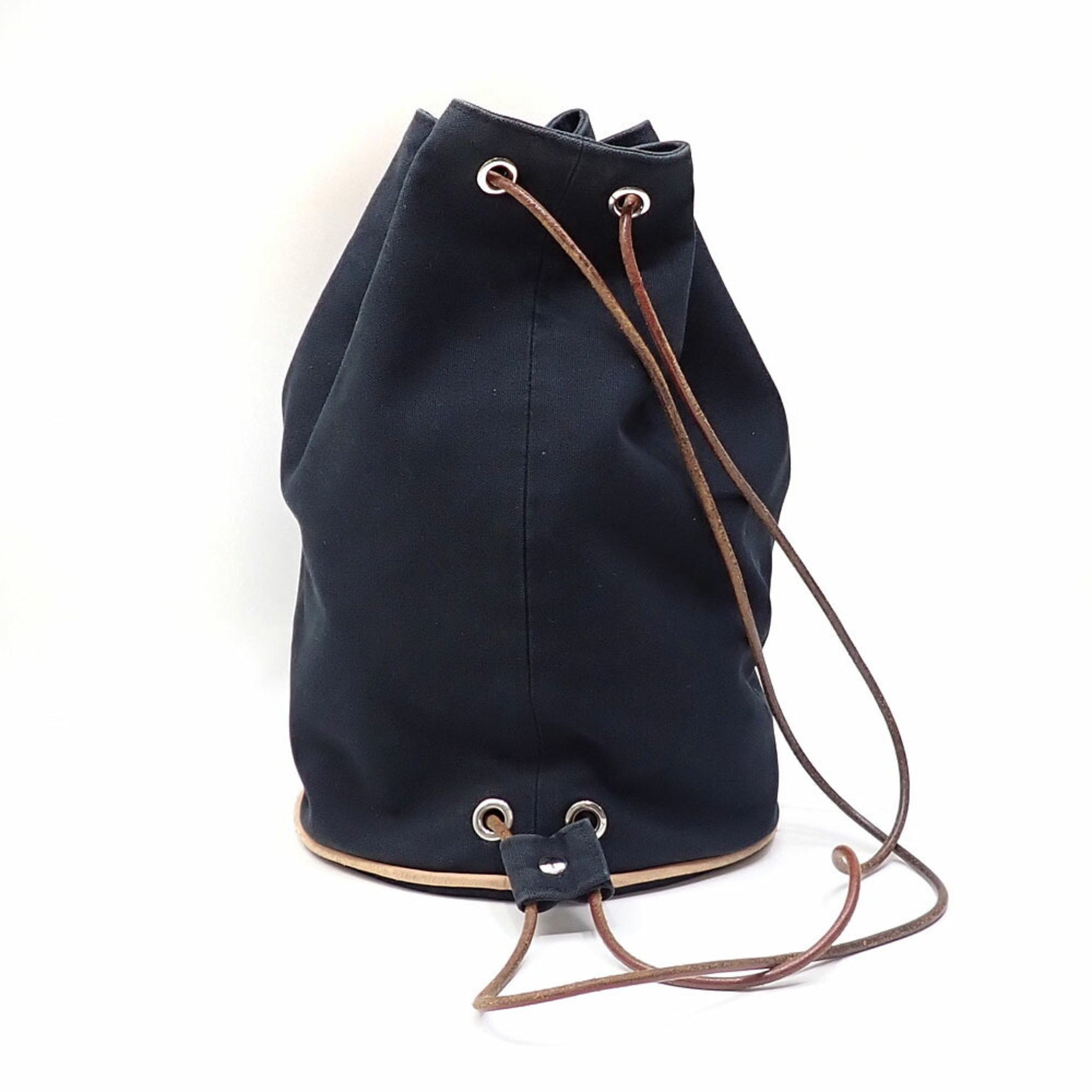 Hermes Hermès Polochon Mimir PM Shoulder Bag Canvas and Leather