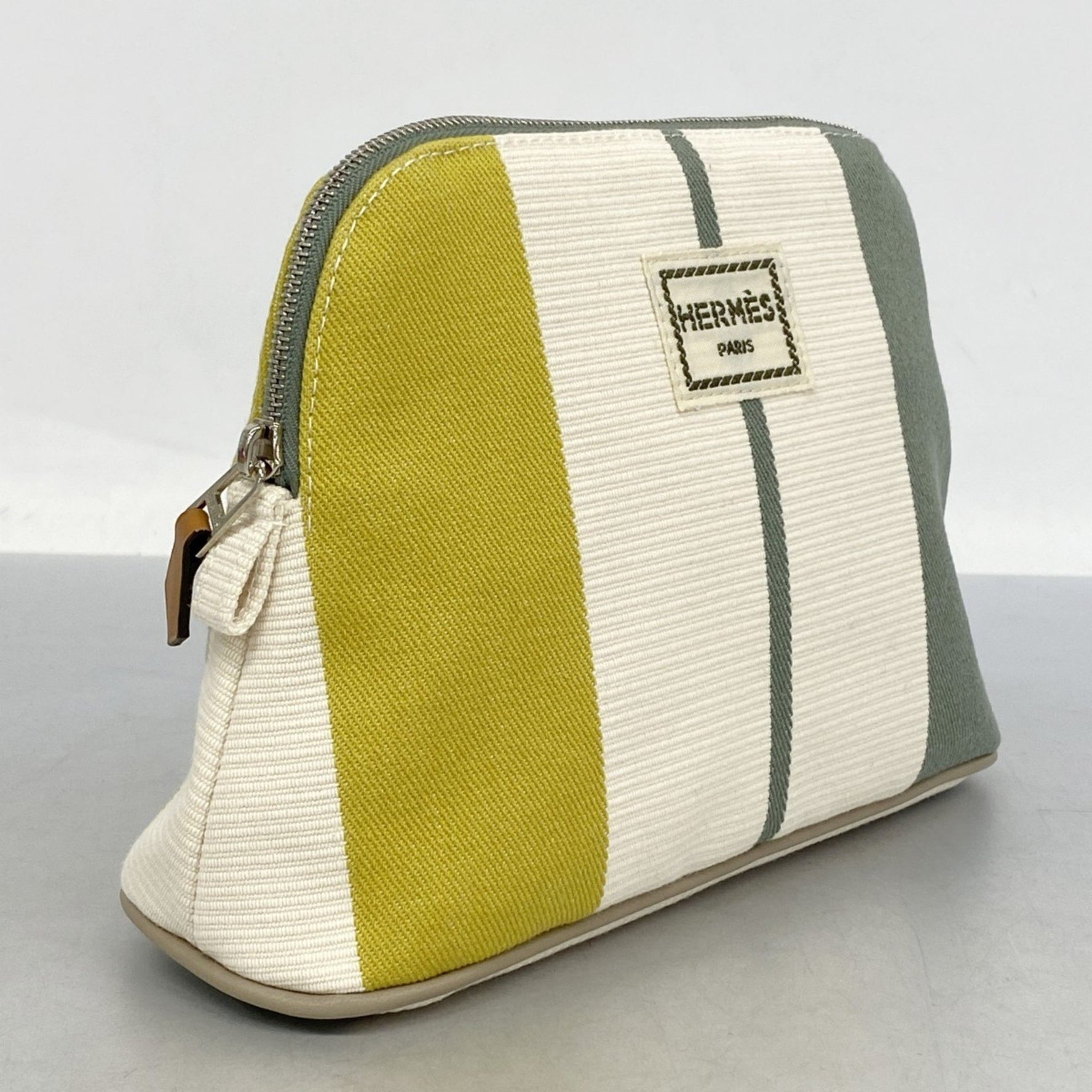 Hermes Bolide Mini Pouch Cotton Absinthe